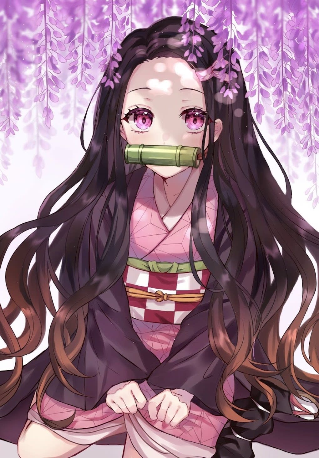 1020x1462 Nezuko Wallpaper