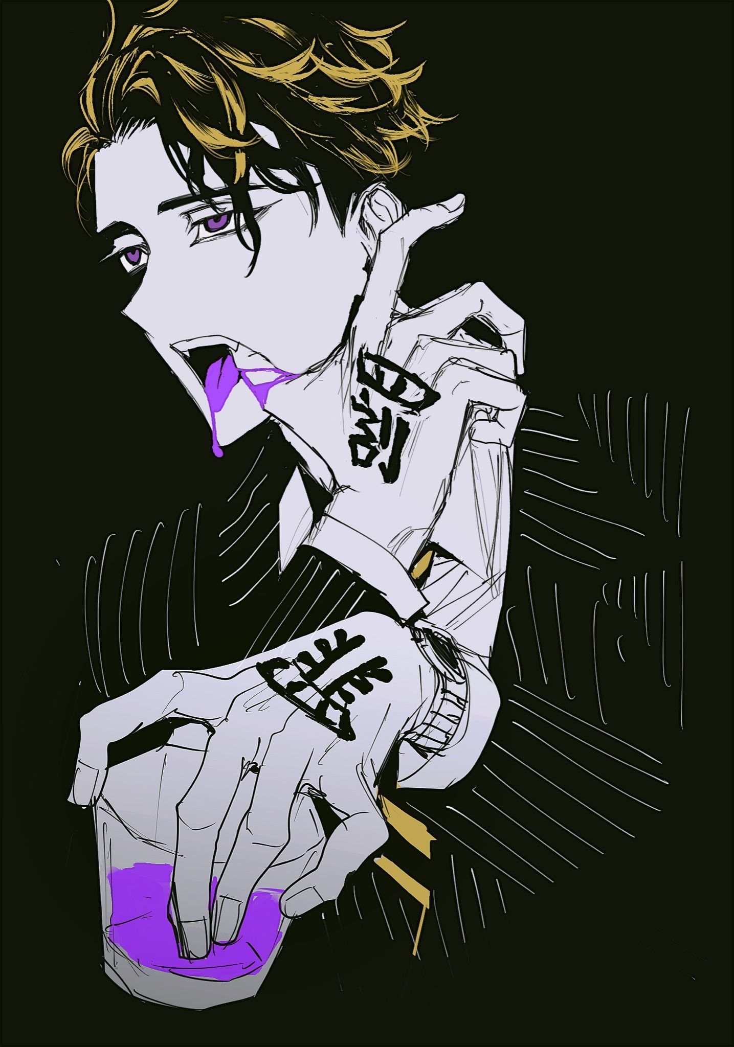 1435x2048 remsrar, hanma shuuji, tokyo revengers