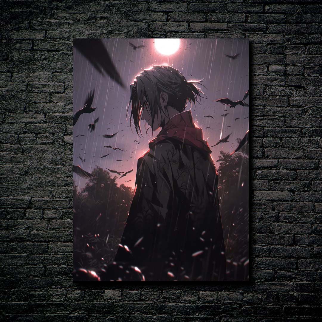 1080x1080 Itachi Uchiha cinematic poster -Artwork