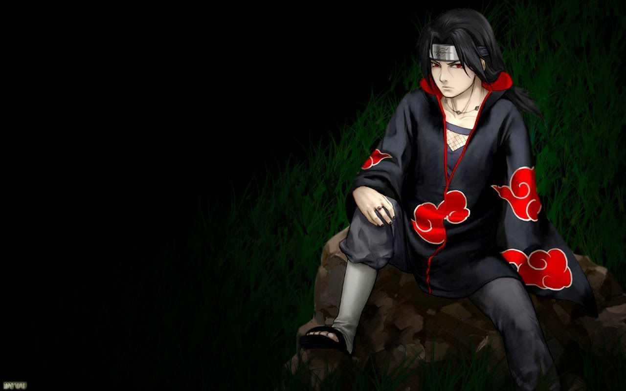 1280x800 Itachi Sitting Wallpaper