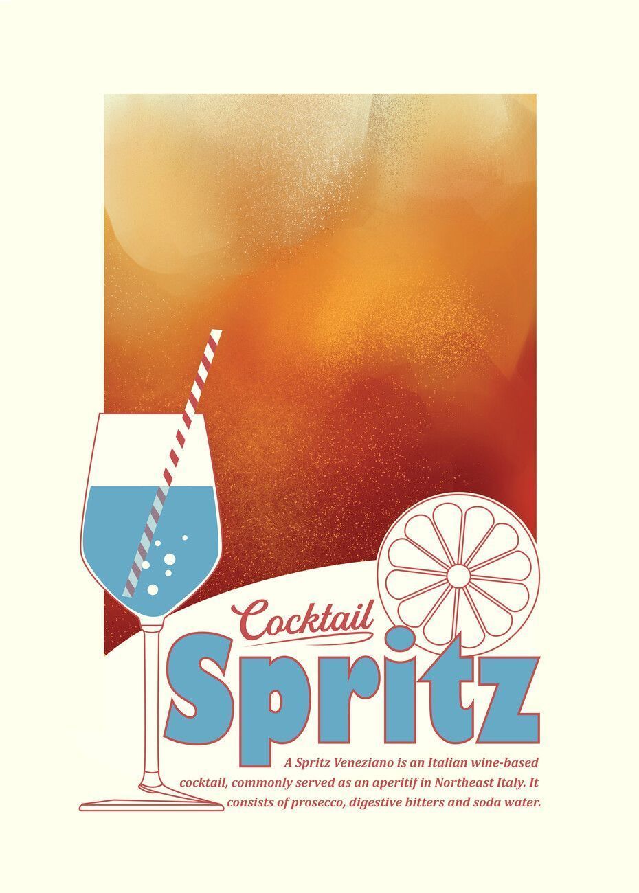 930x1300 Aperol Spritz print Wall Mural. Buy