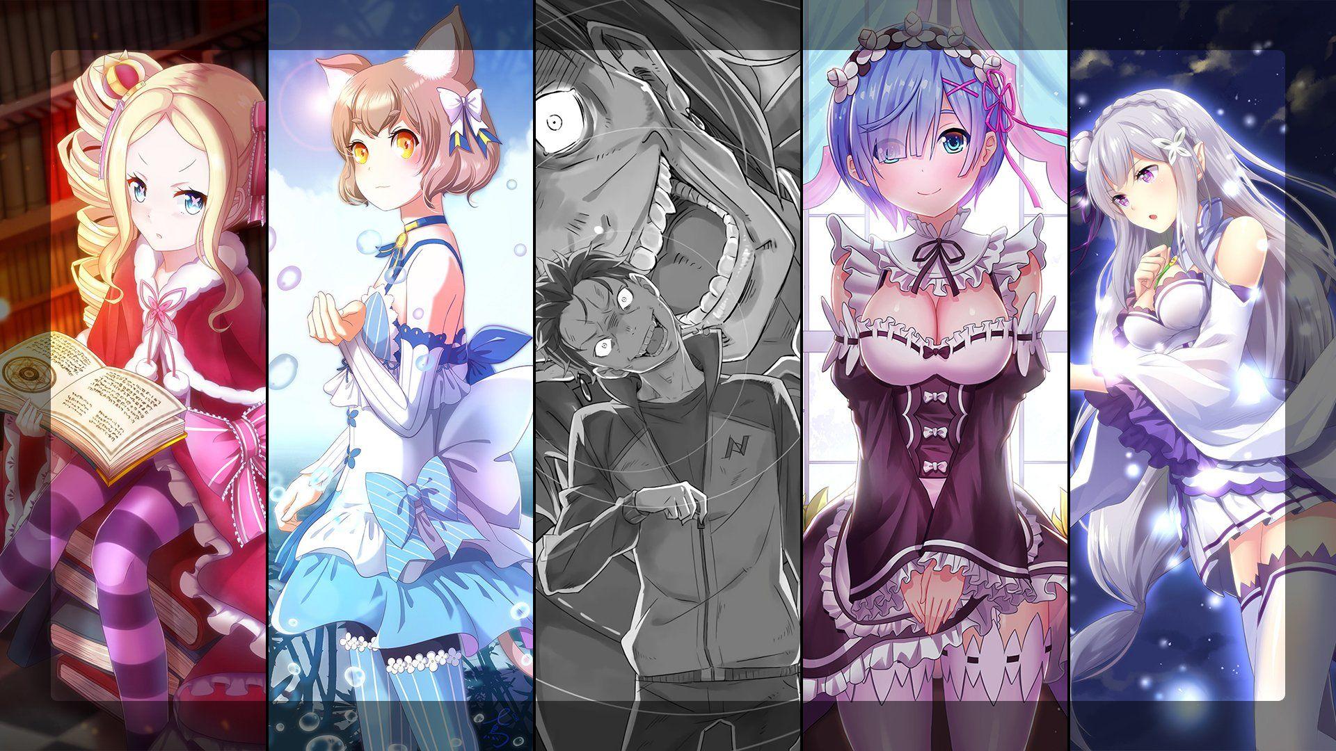 Re:Zero Anime Characters 4K Wallpaper #4.2702