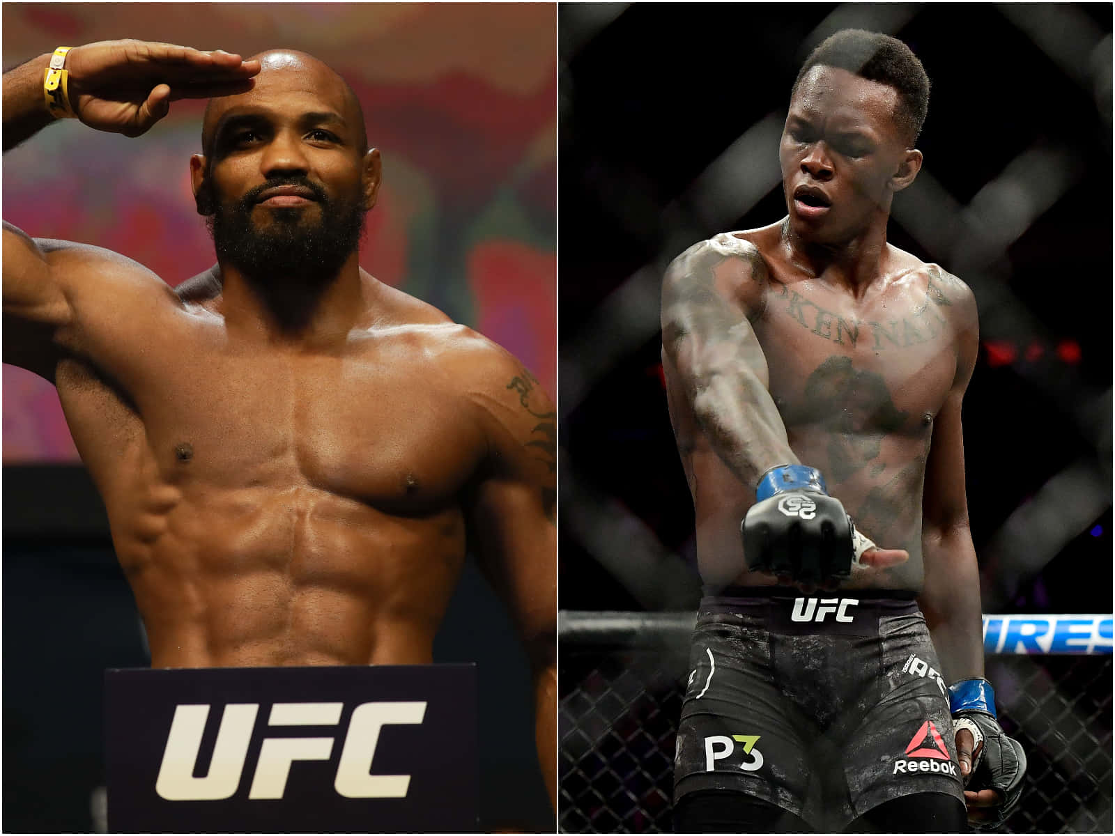 1600x1200 Israel Adesanya Collage Wallpaper