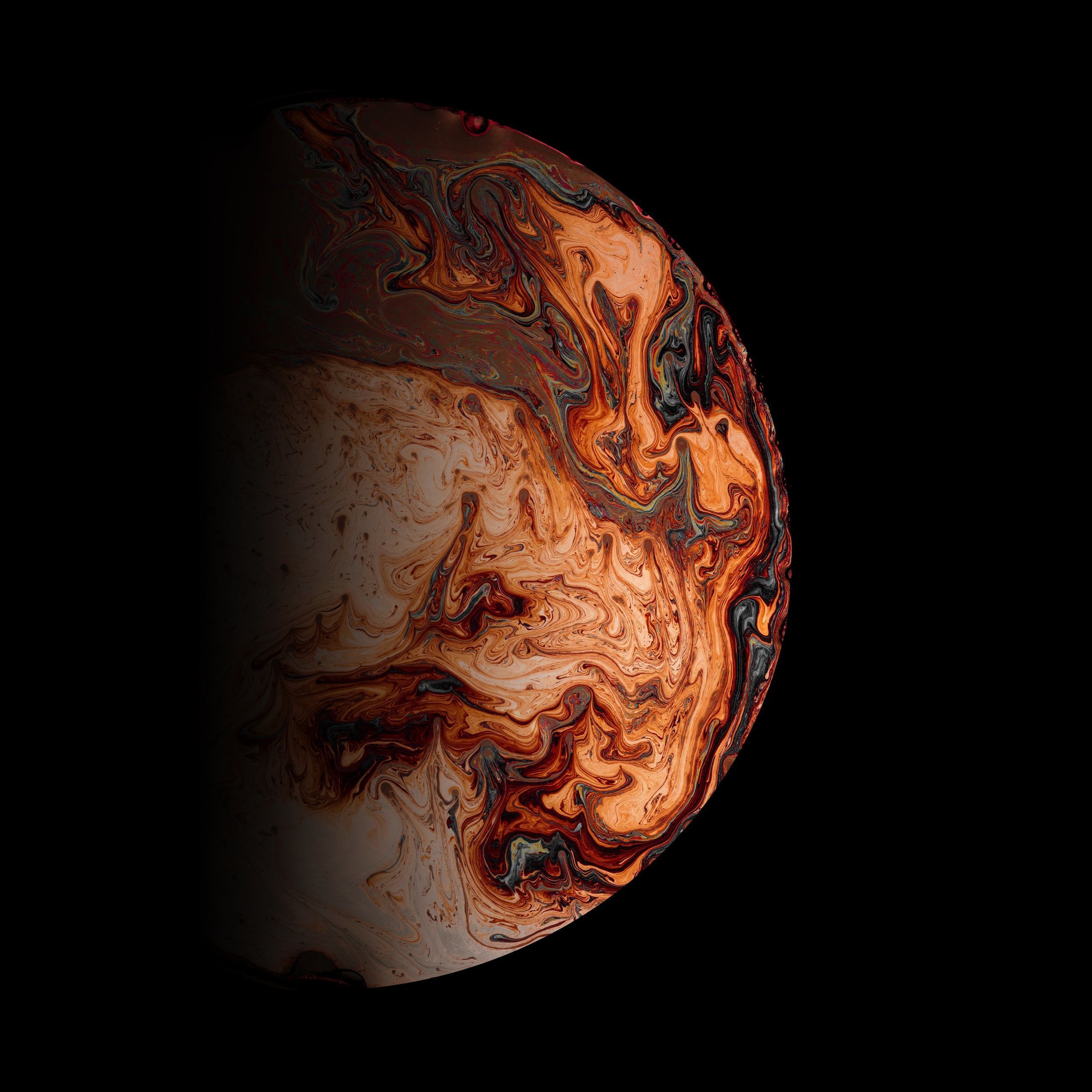 2560x2560 Brown Wallpaper 4K, Planet, Astronomy