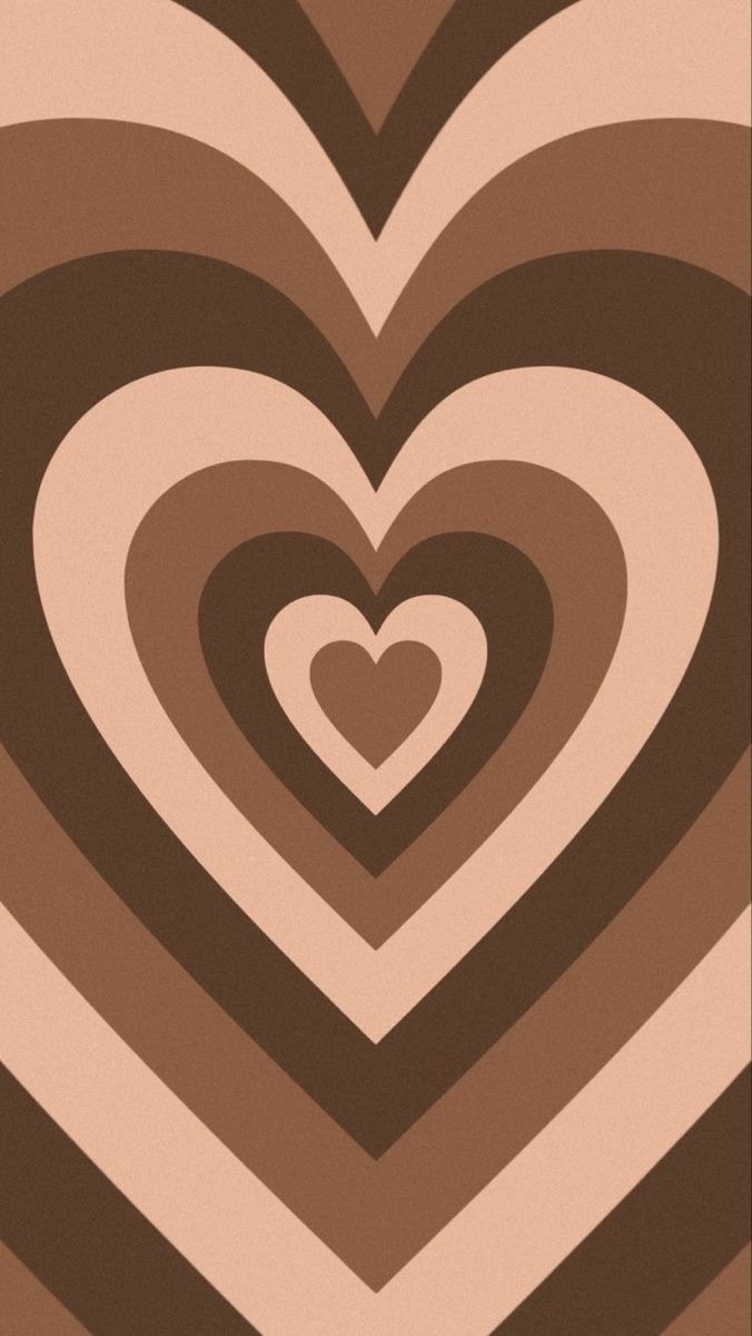 676x1200 Brown heart art Wallpaper Download