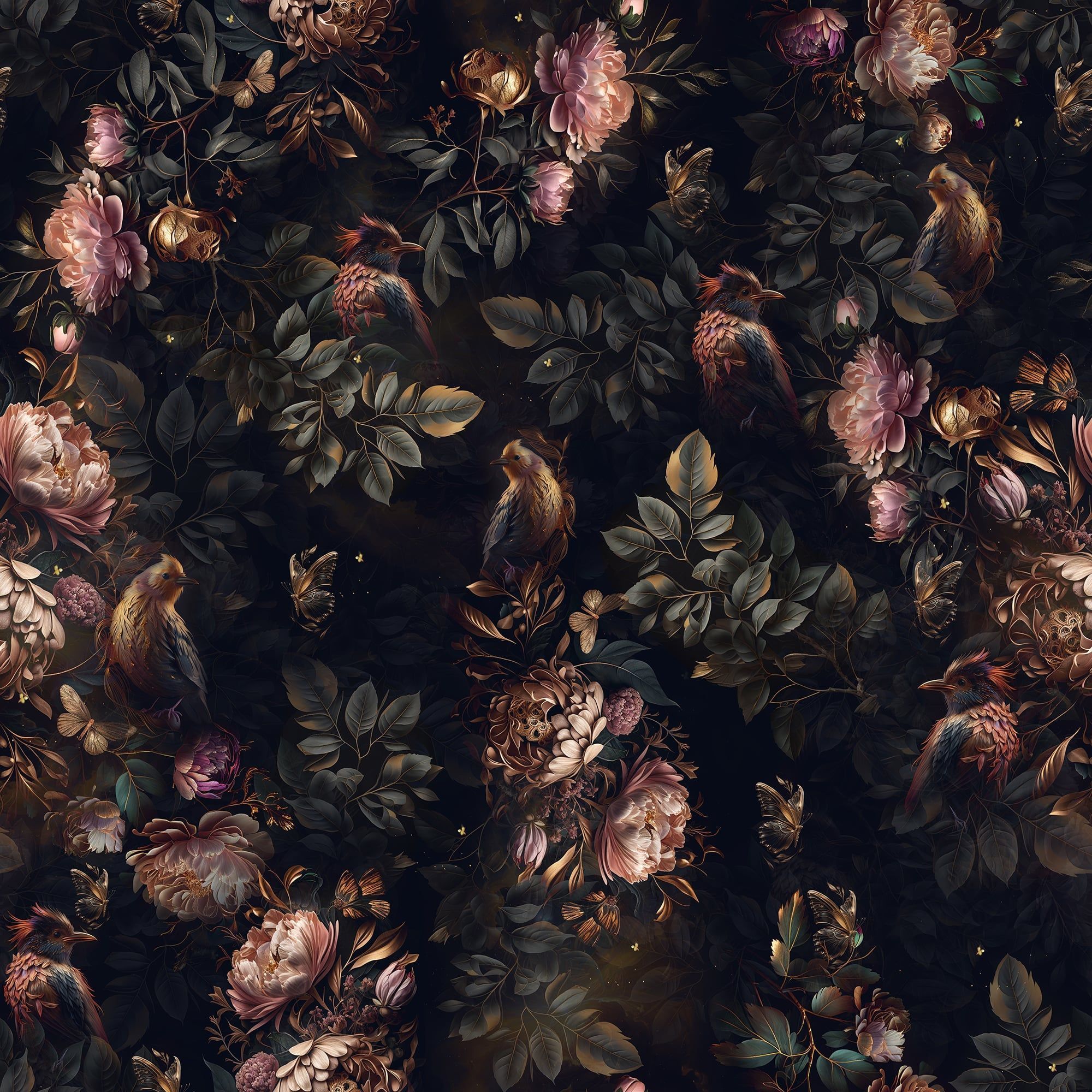 2000x2000 Dark Background Wallpaper Moody
