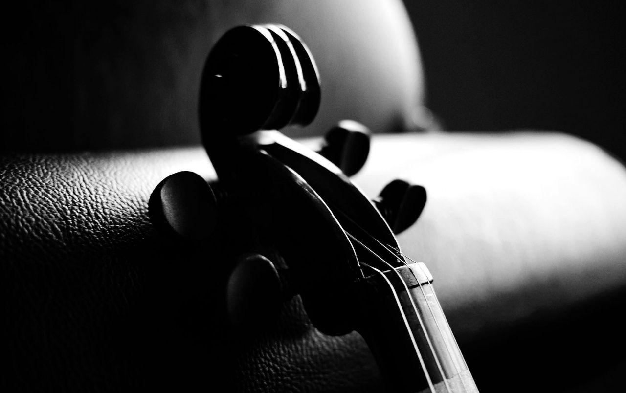 1280x804 Monochrome Violin wallpaper. Monochrome Violin