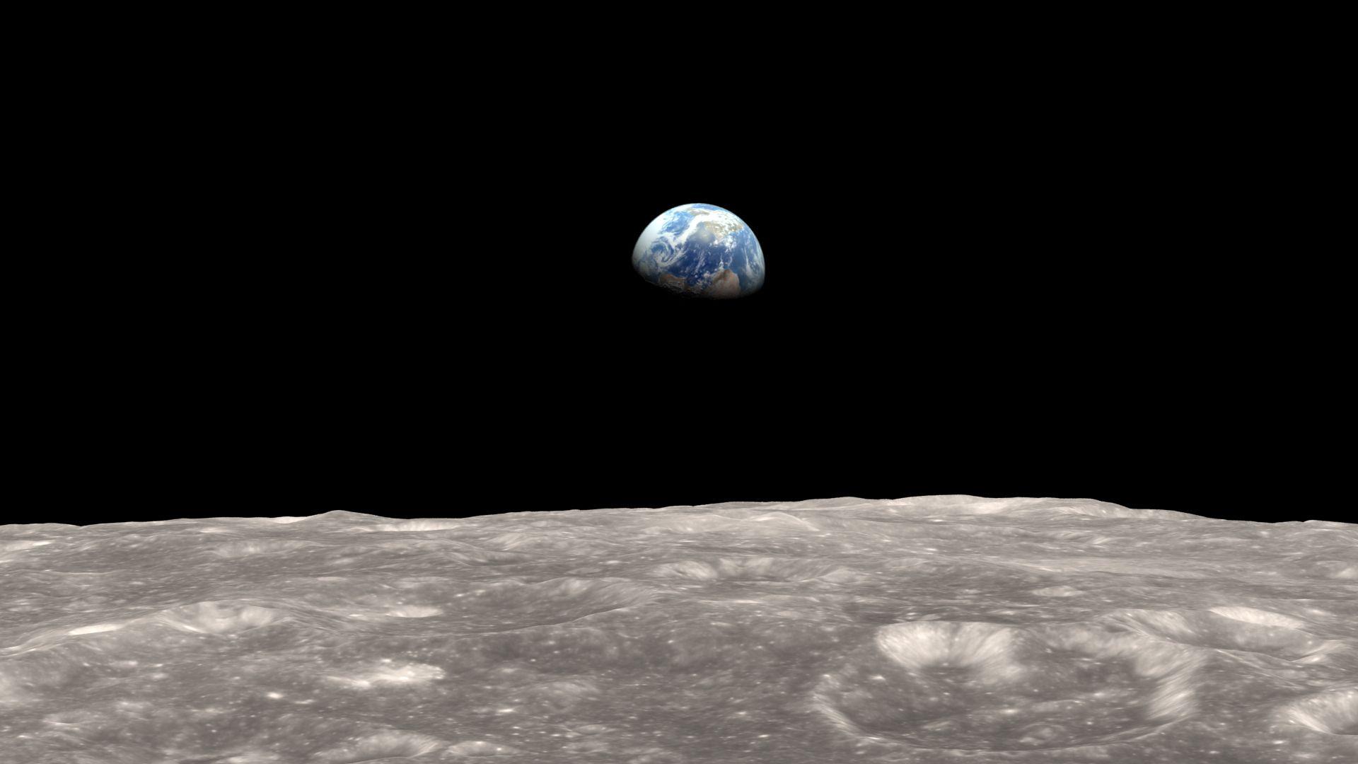 1920x1080 Earth View From The Moon HD Wallpaperx1080