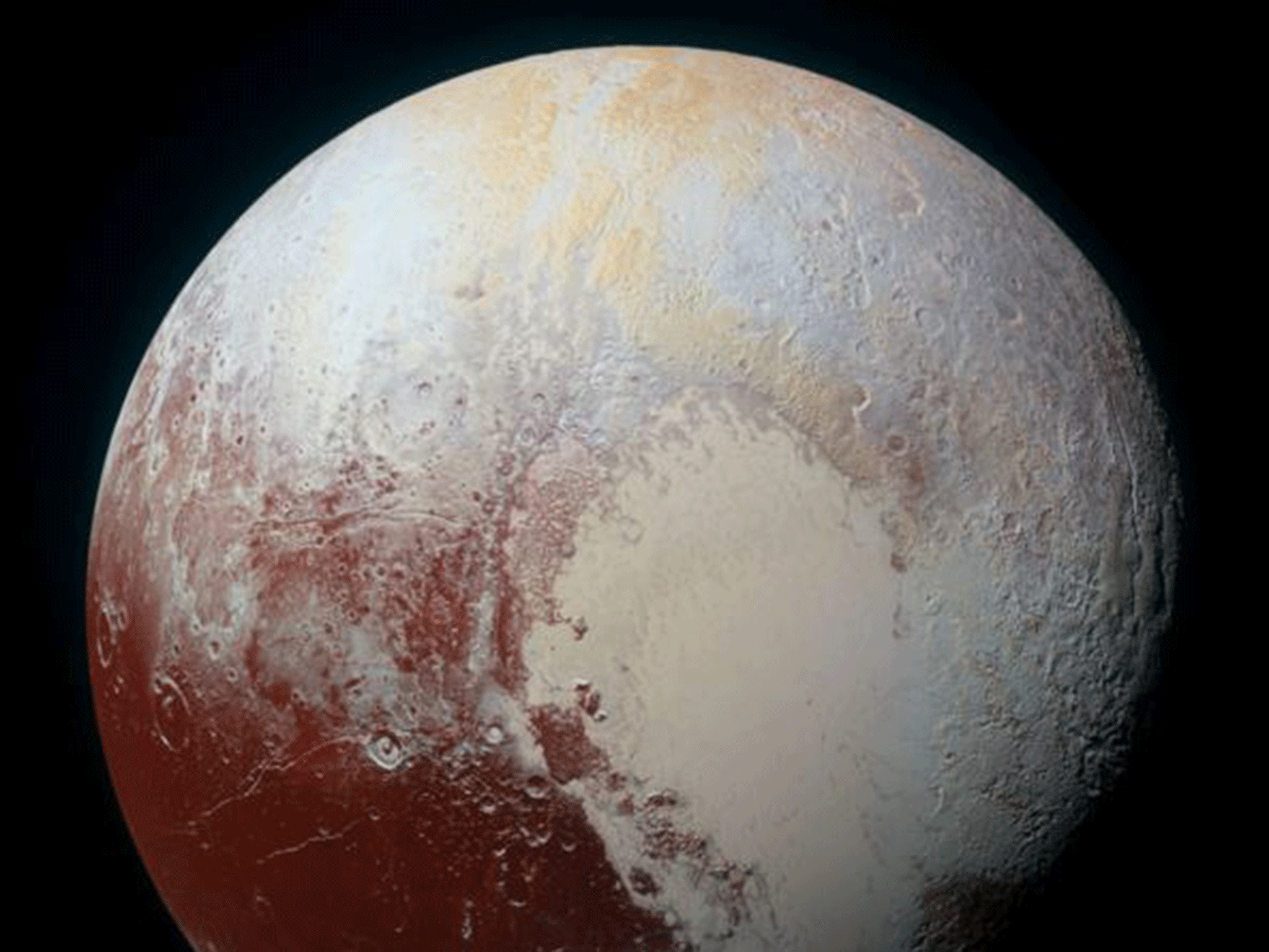 2048x1536 Nasa releases the best image of Pluto that anyone alive is likely