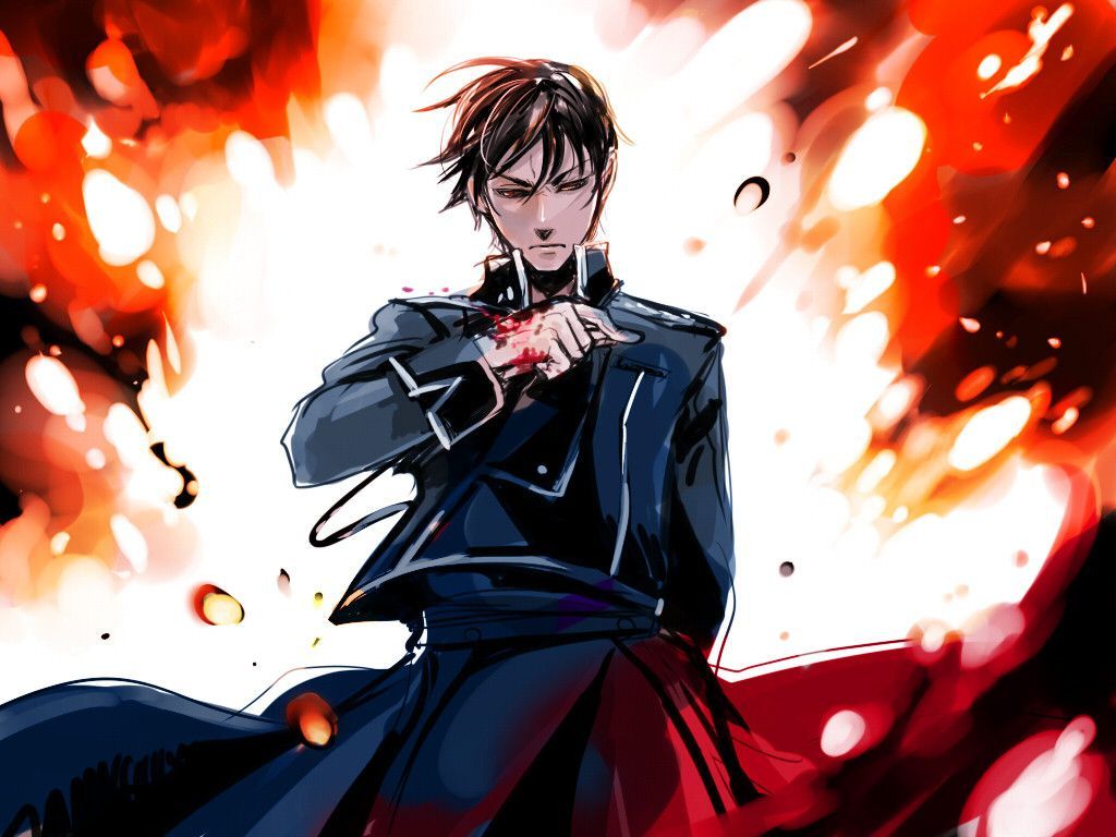 1024x768 Roy Mustang Fullmetal Alchemist