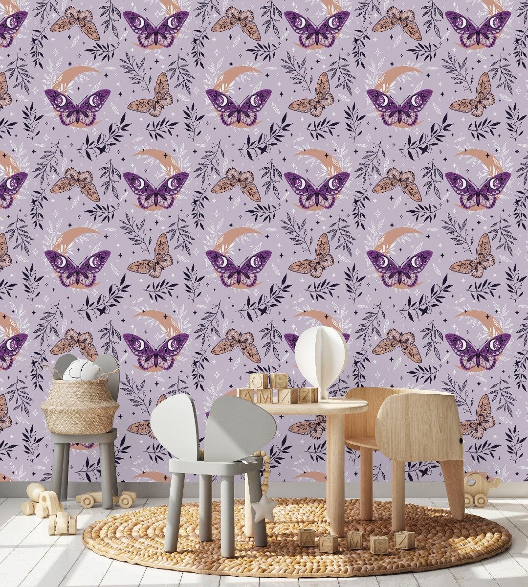 1080x1200 Purple Butterflies Wallpaper buy