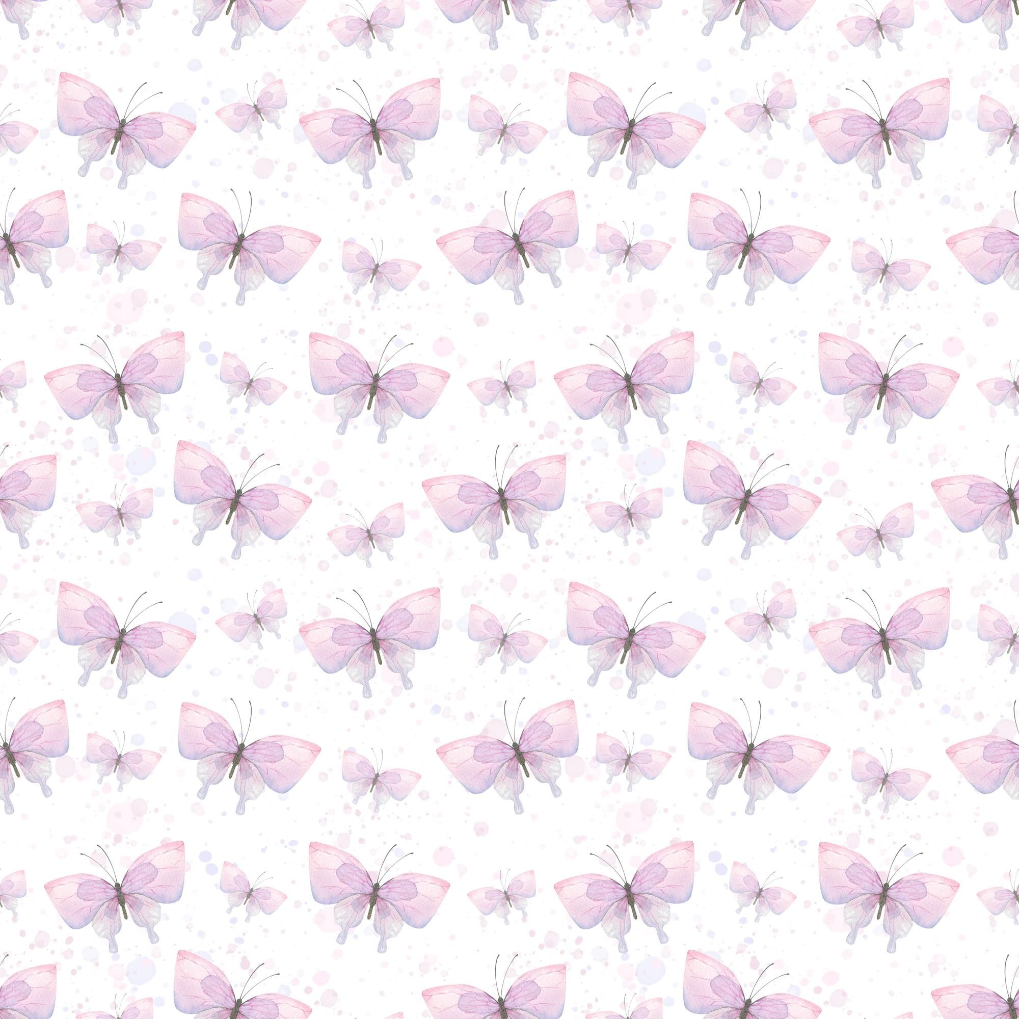 2000x2000 Delicate lilac butterflies