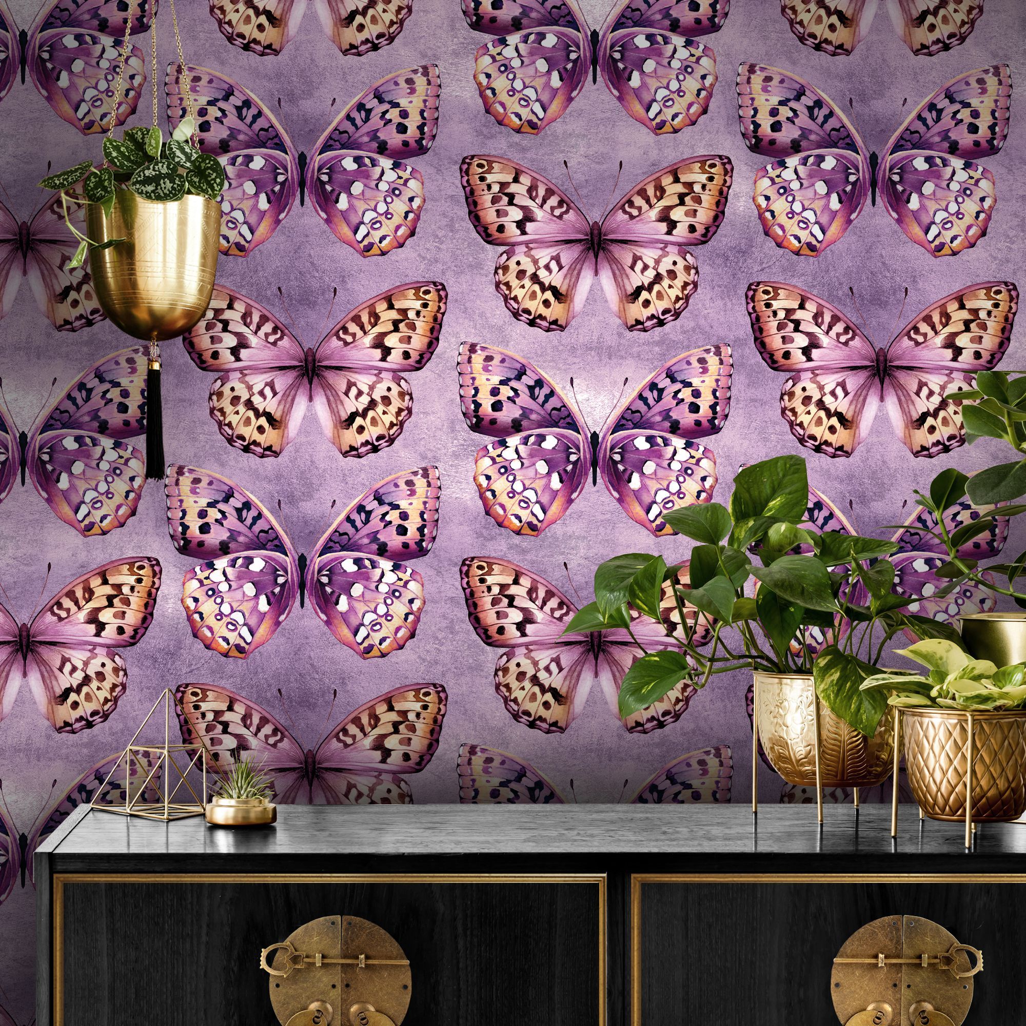 2000x2000 Lilac Papilio Wallpaper