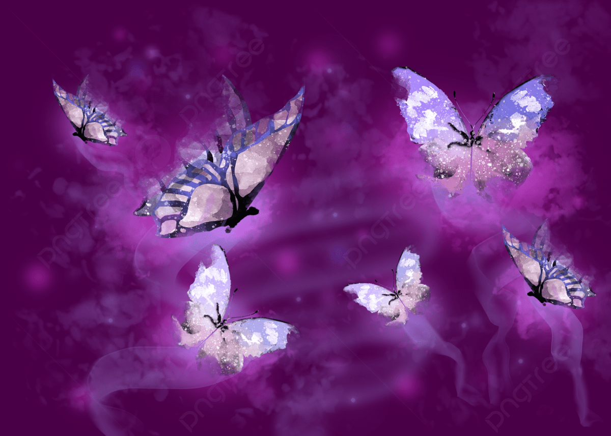 1200x857 Purple Butterfly Light Effect