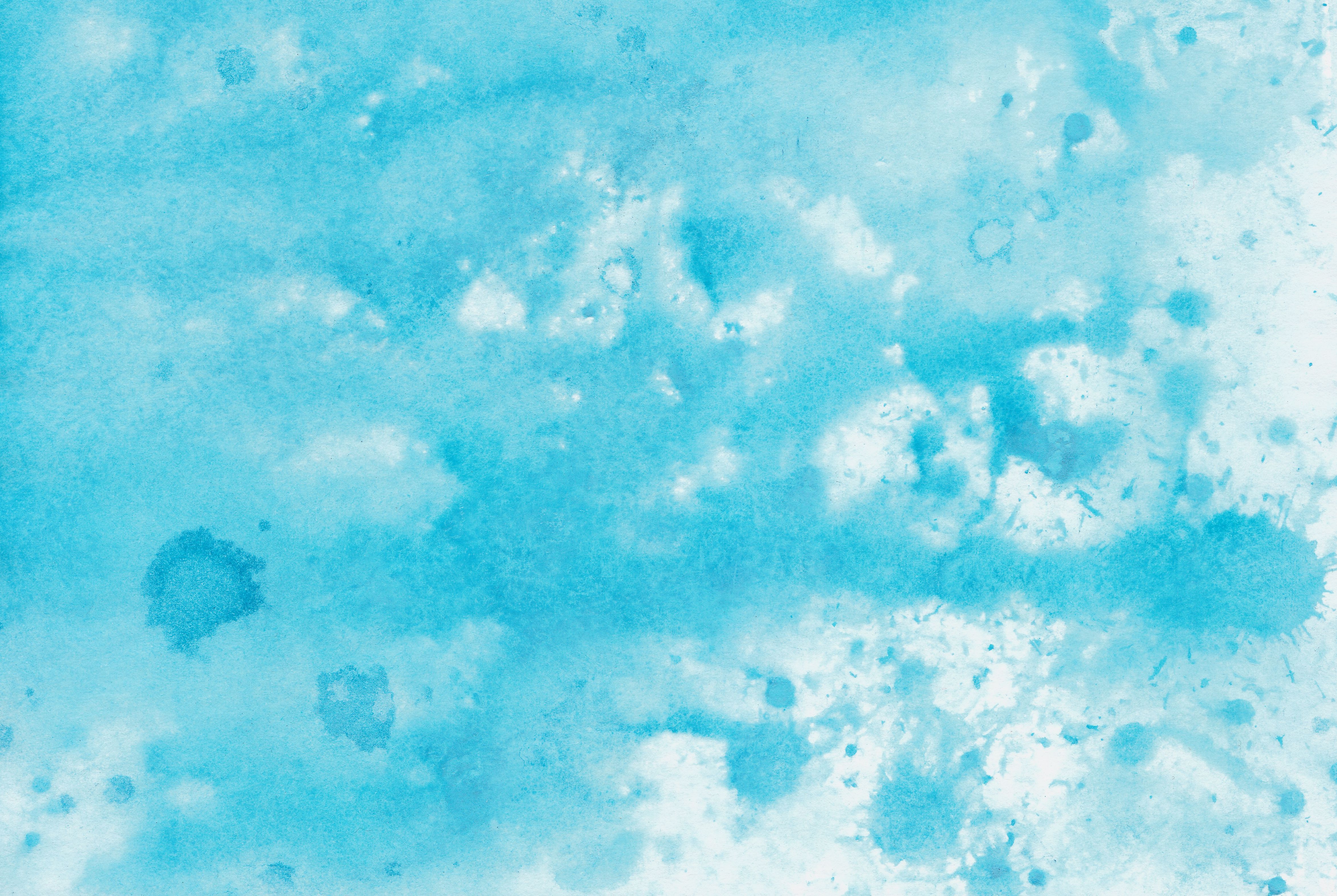 4692x3146 Blue Watercolor Wash Background JPG