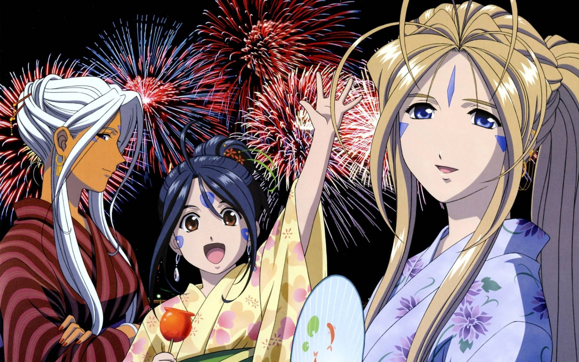 1920x1200 Ah My Goddess Wallpaper