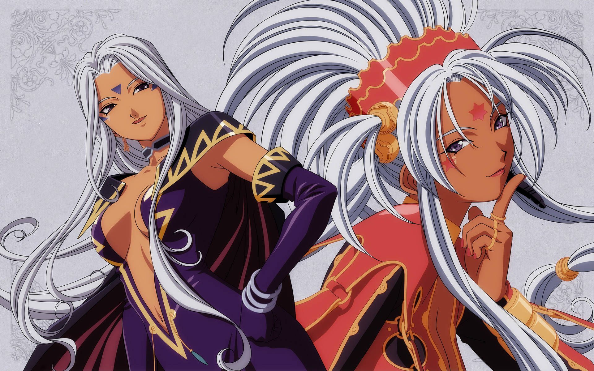 1920x1200 My Goddess Hild And Urd Wallpaper