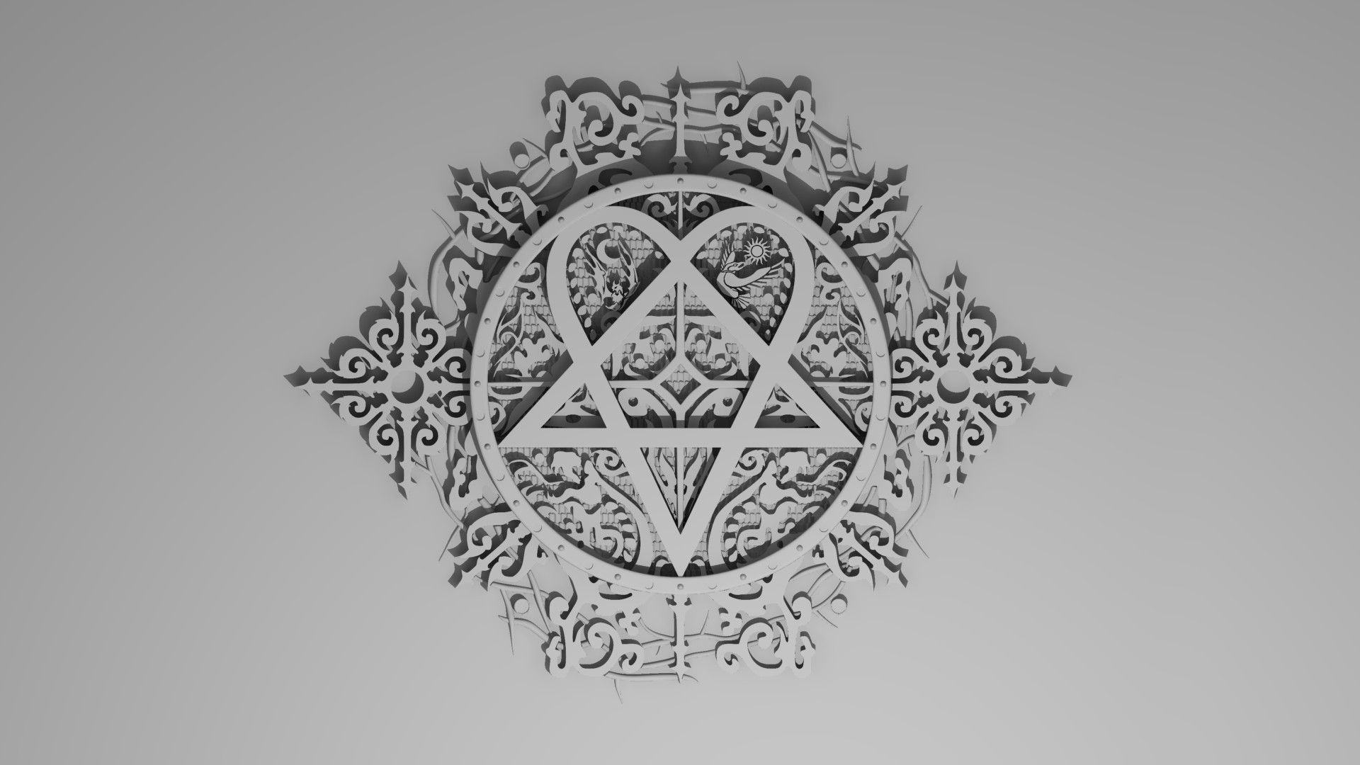 1920x1080 Him Heartagram Wallpaper