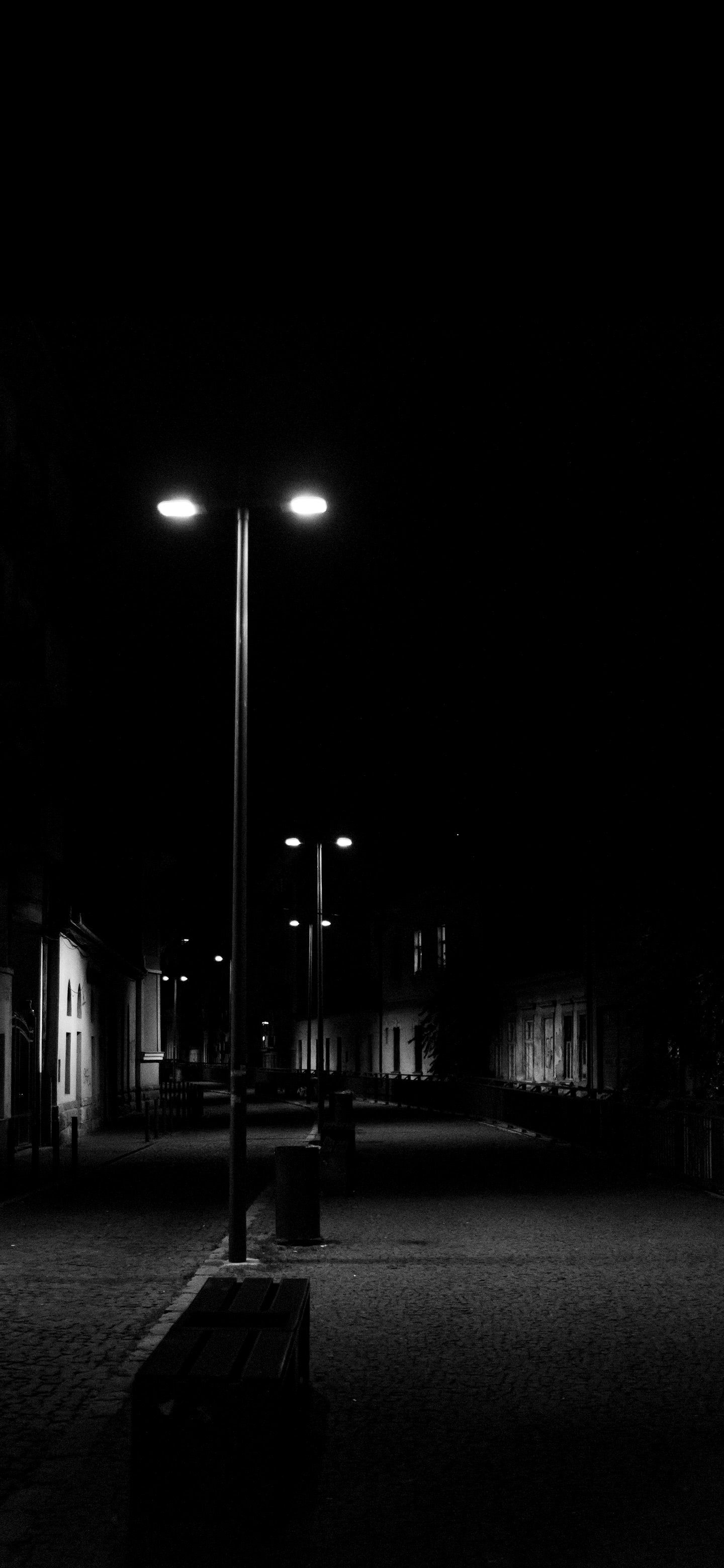 1440x3120 Black And White Amoled Wallpaper With
