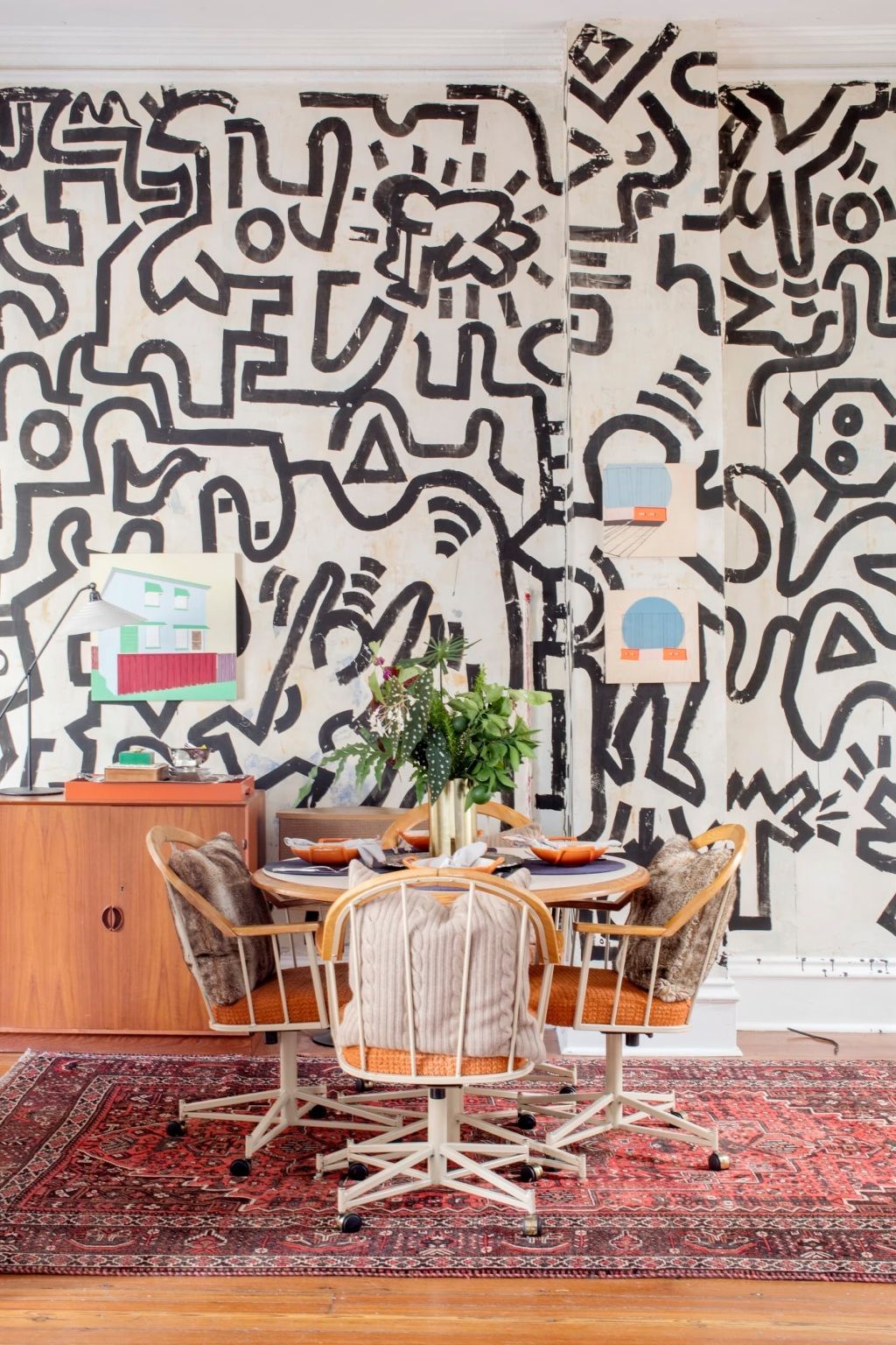 1024x1536 Black and White Graphic Murals