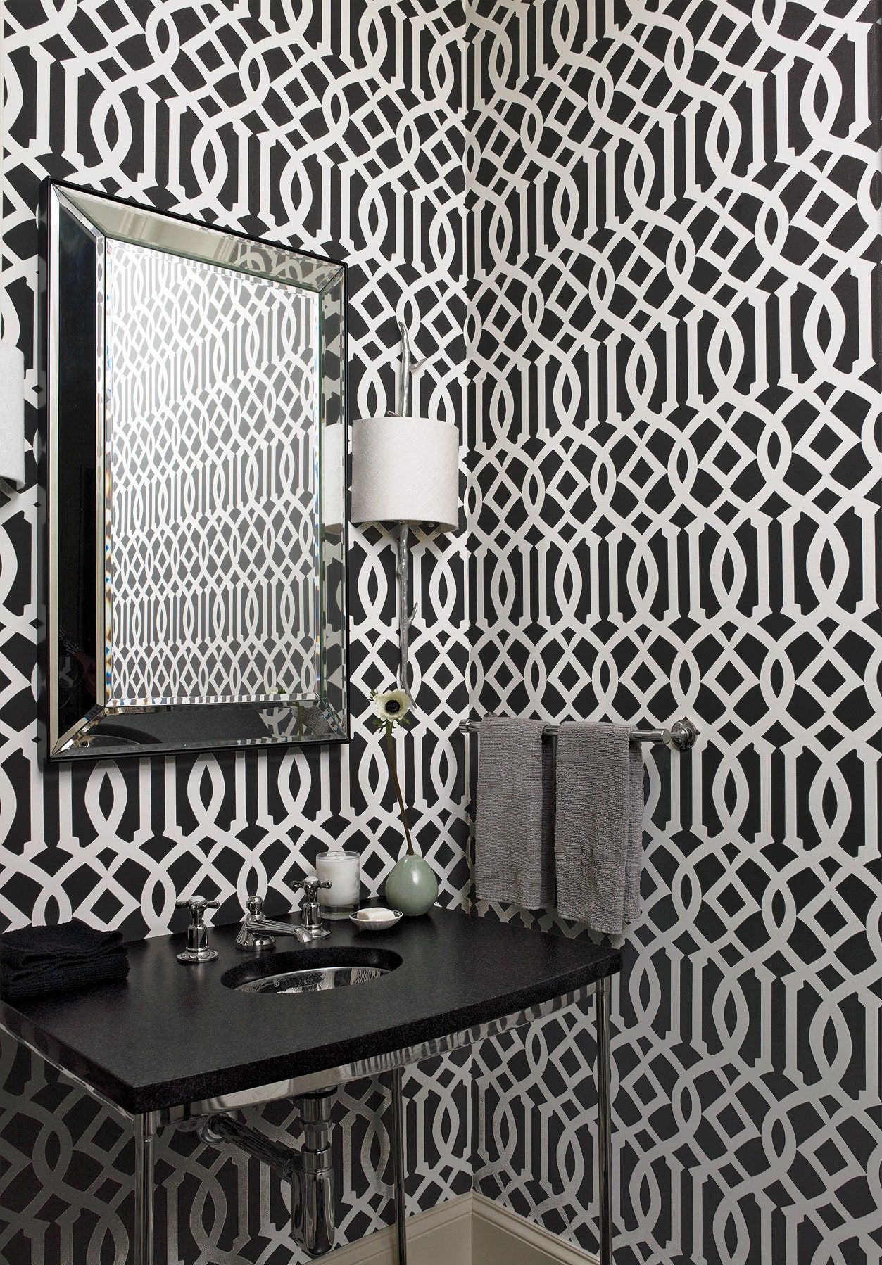 1253x1798 Mesmerizing Wallpapered Rooms From
