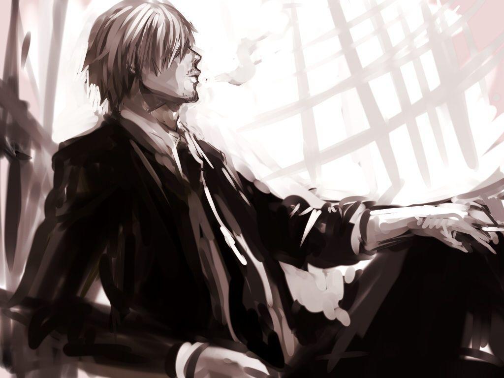 1024x768 Sanji Wallpaper