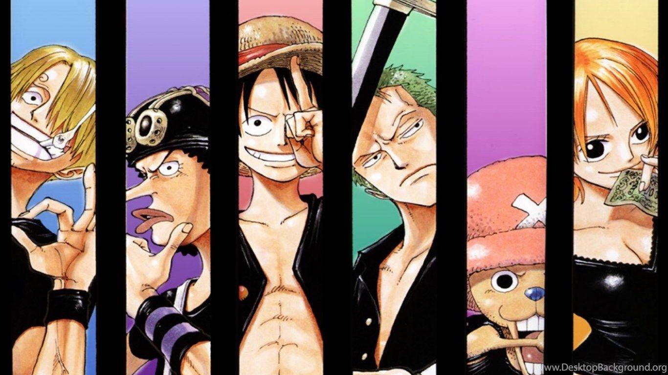 1366x768 Straw Hat Pirates One Piece Wallpaper