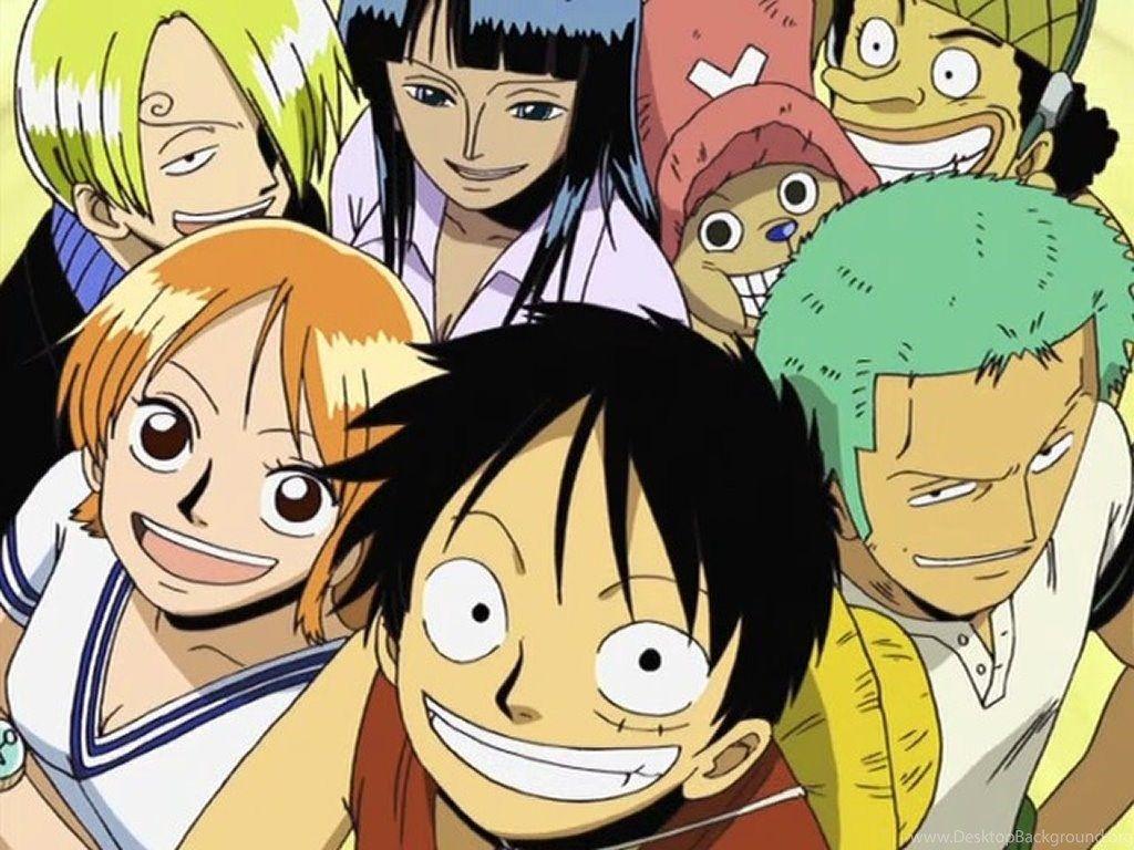 1024x768 Straw Hat Pirates One Piece Wallpaper