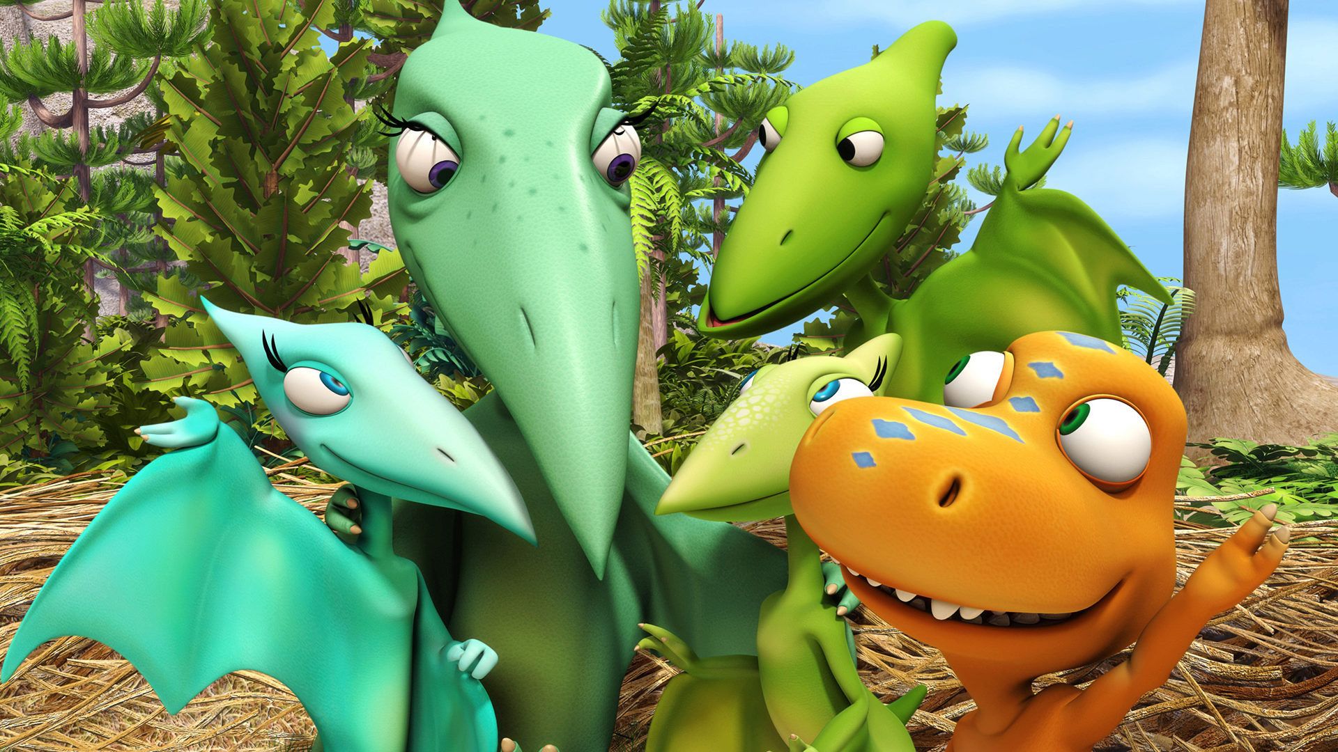 1920x1080 Dinosaur Train Cities PBS