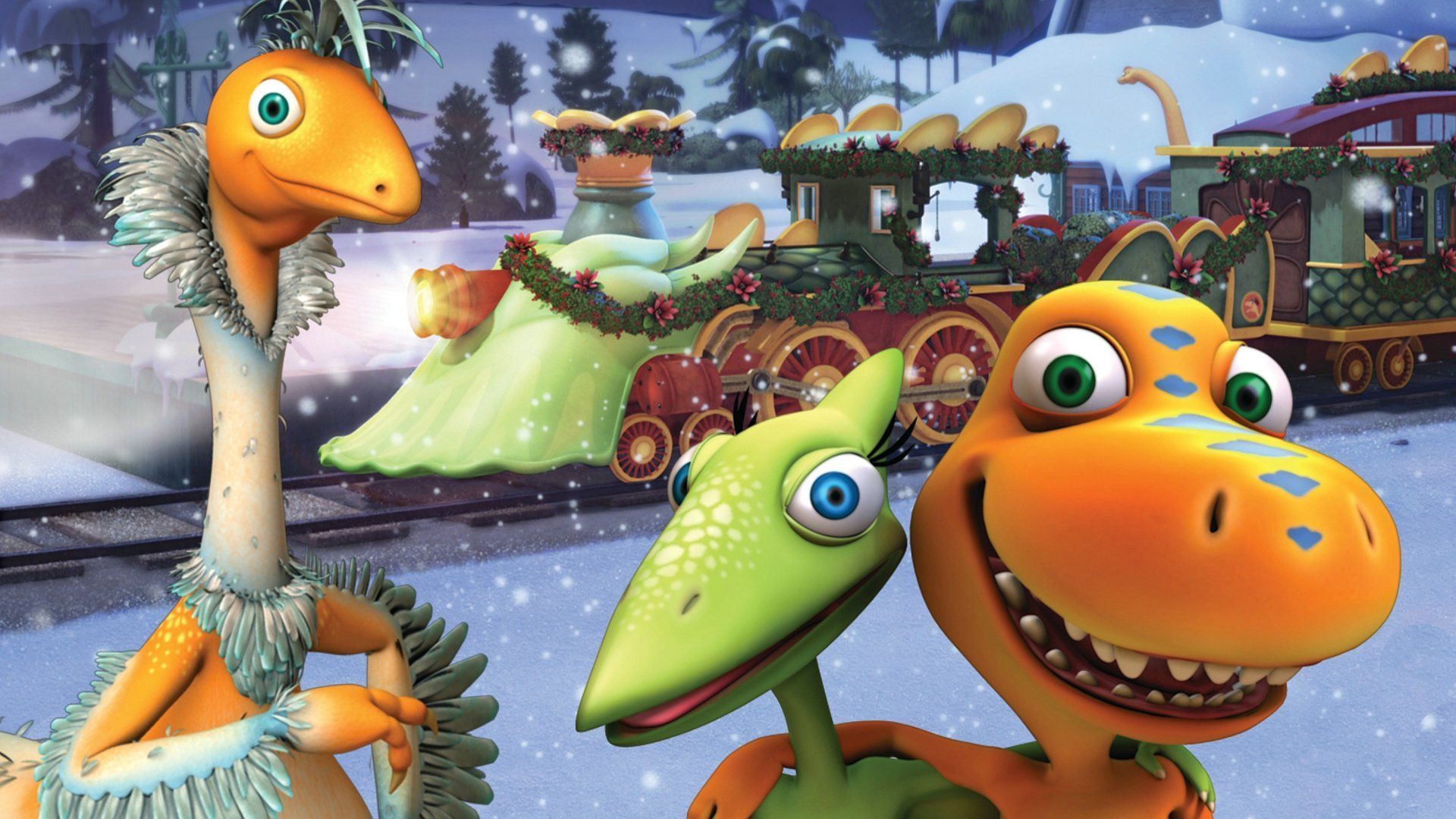 1920x1080 TV Show Dinosaur Train HD Wallpaper