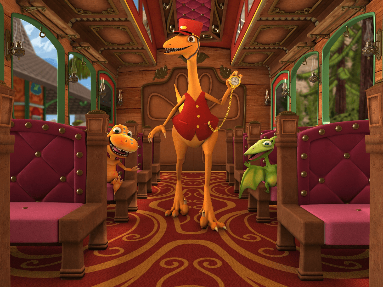 1600x1200 All aboard the Dinosaur Train