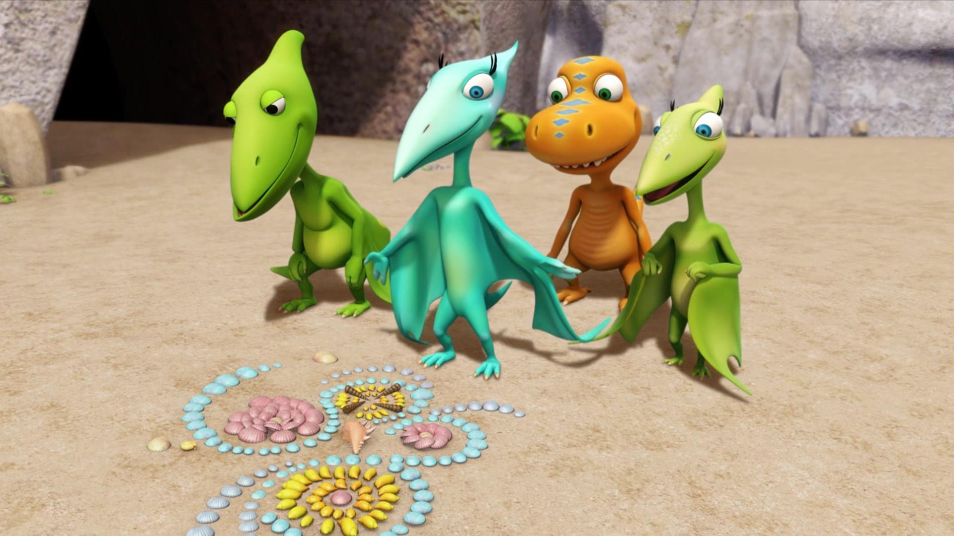 1920x1080 Dinosaur Train. An Apatosaurus