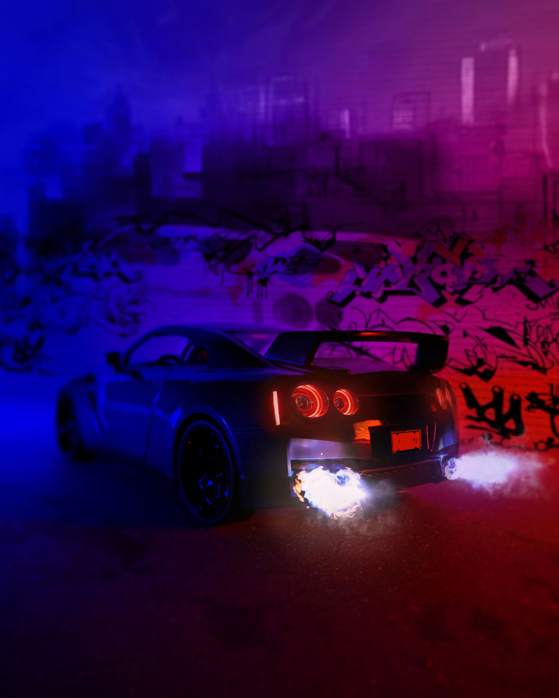 GTR Flames Wallpapers - Top Free GTR Flames Backgrounds - WallpaperAccess