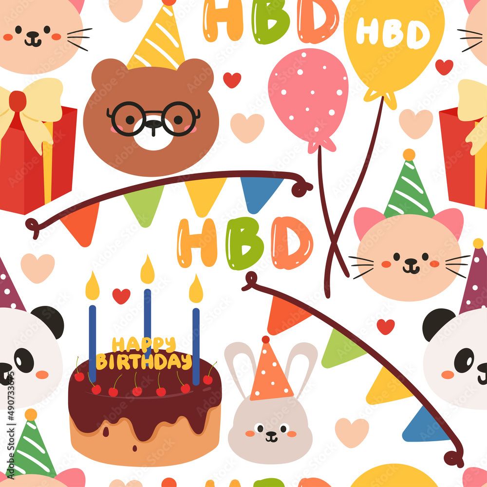 1000x1000 seamless pattern hand drawing cartoon