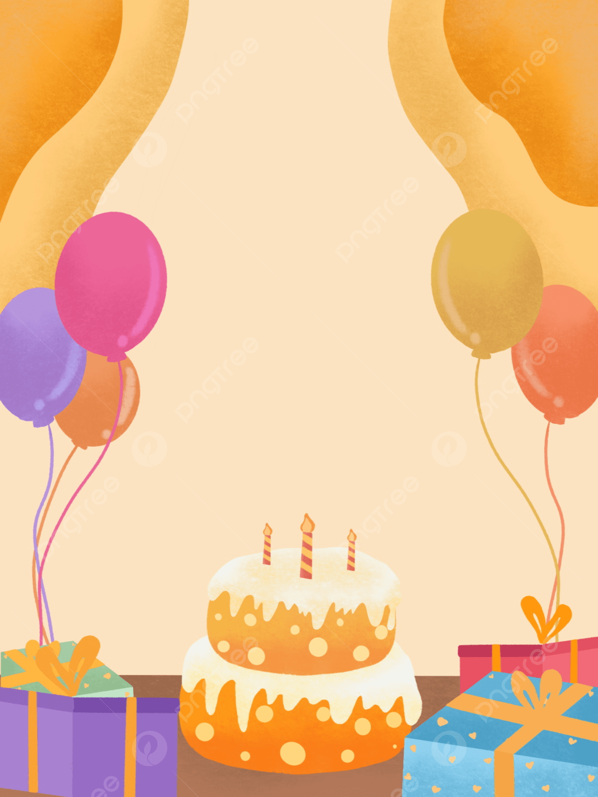 1200x1600 Cartoon Kids Birthday Party Happy
