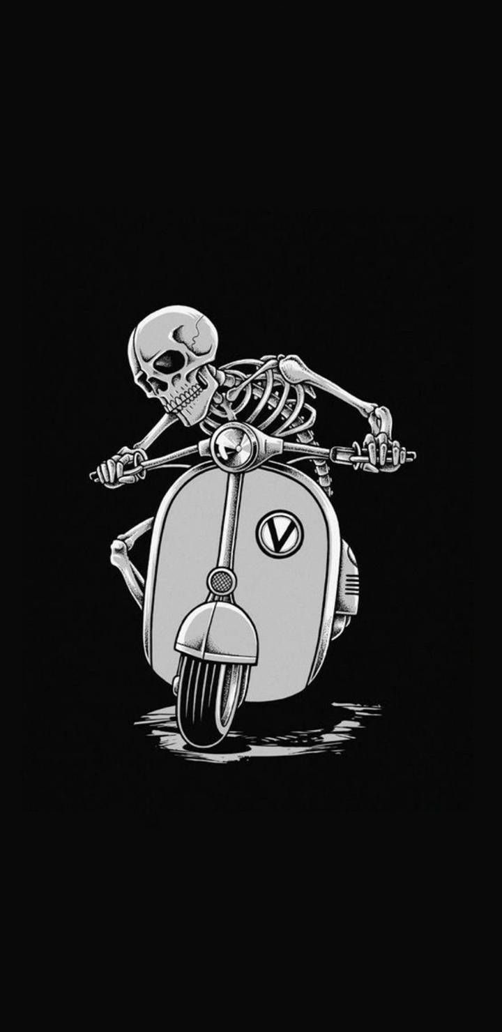 720x1480 Funny Skull iPhone Wallpaper. Skull