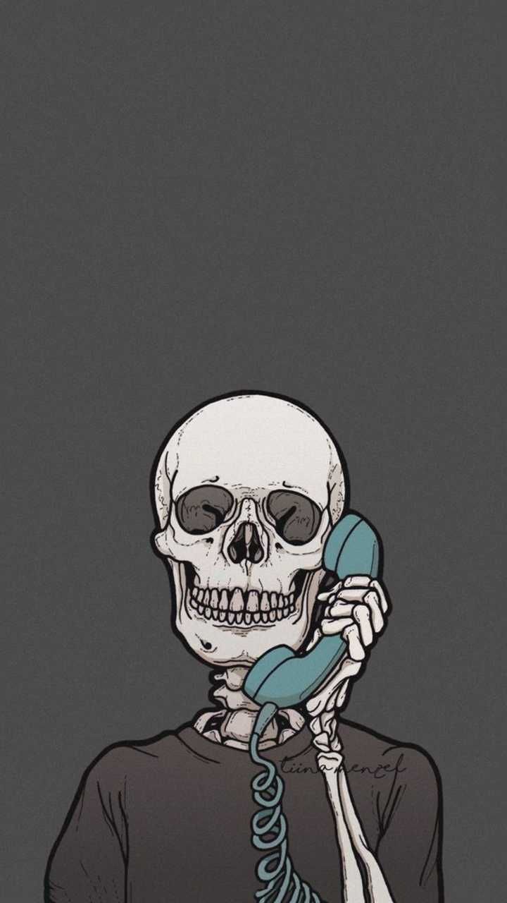 720x1280 Skull wallpaper, Skeletons wallpaper