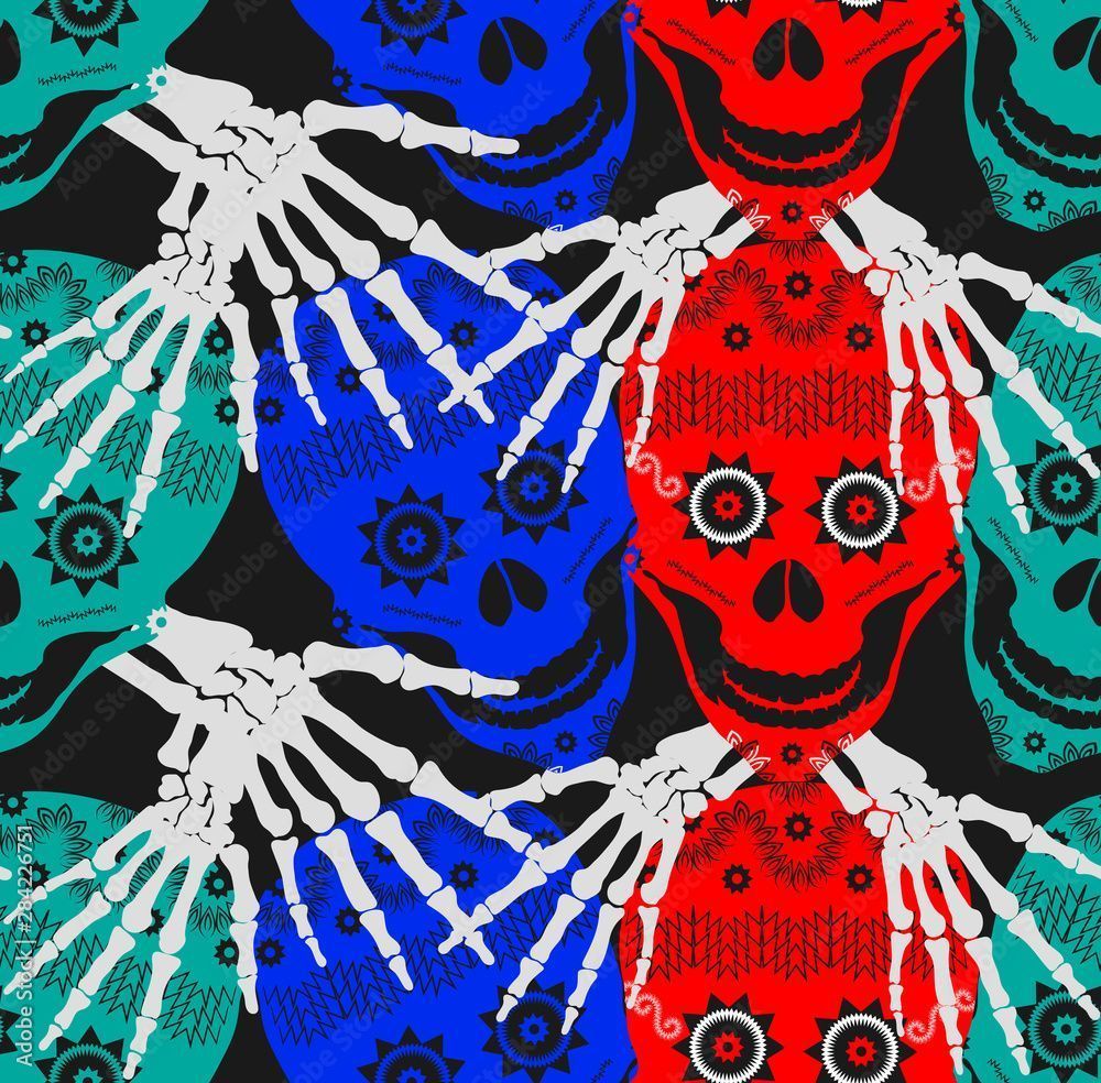 1000x984 Colorful red blue green, decorative