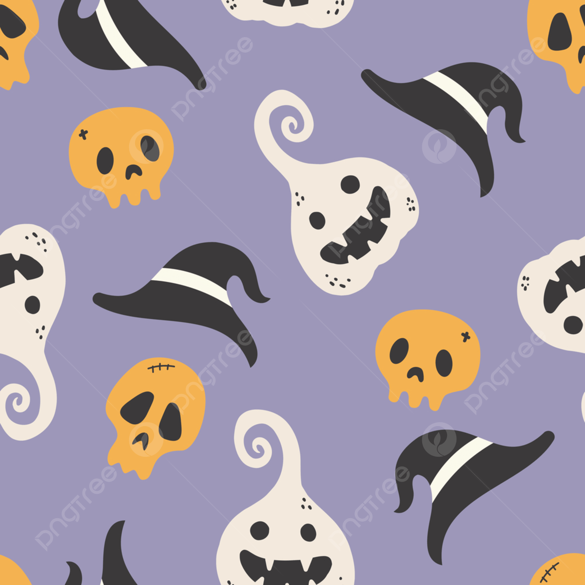 1200x1200 Holiday Seamless Pattern With Funny