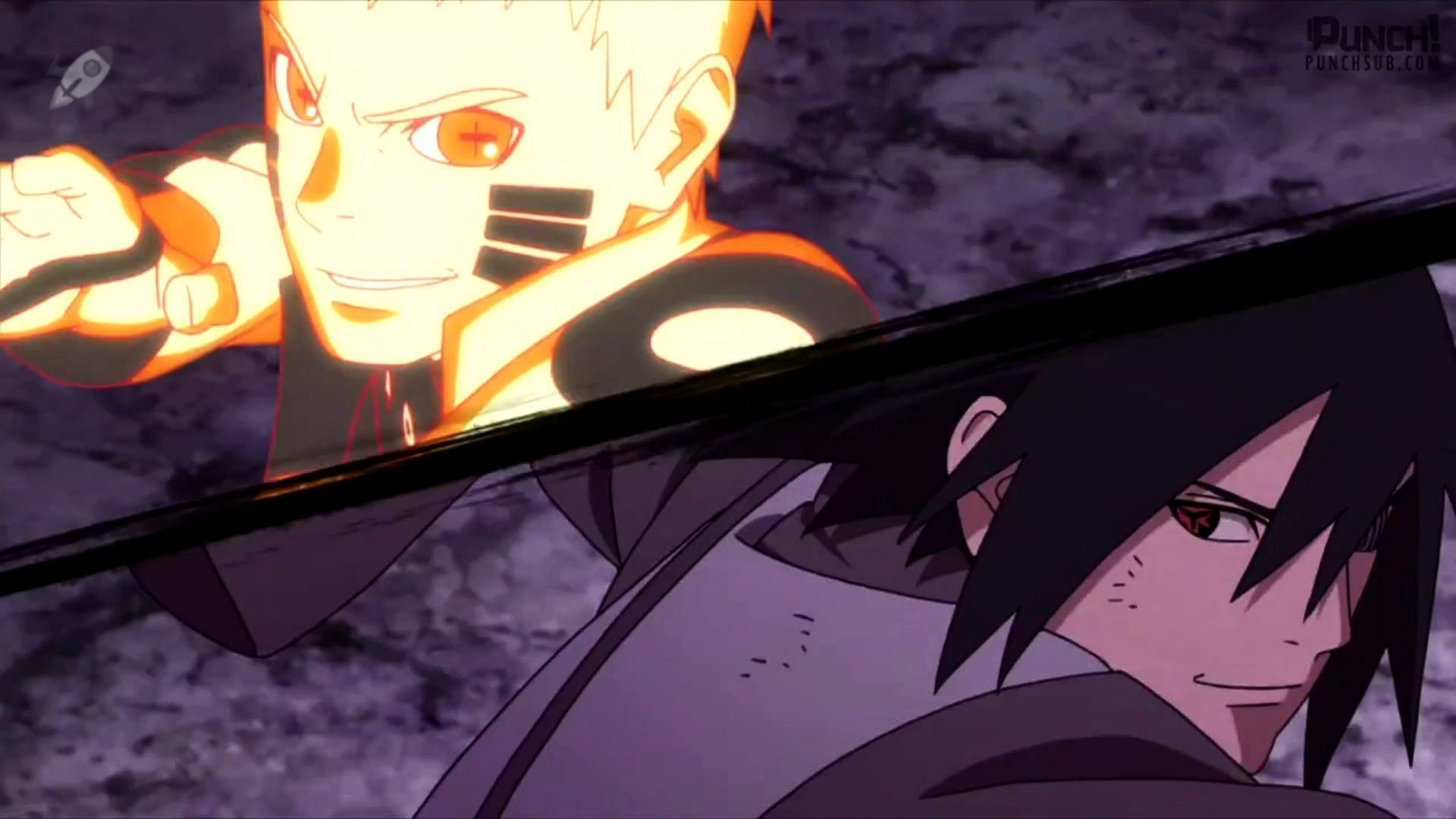 1920x1080 Naruto and Sasuke portrayed weak
