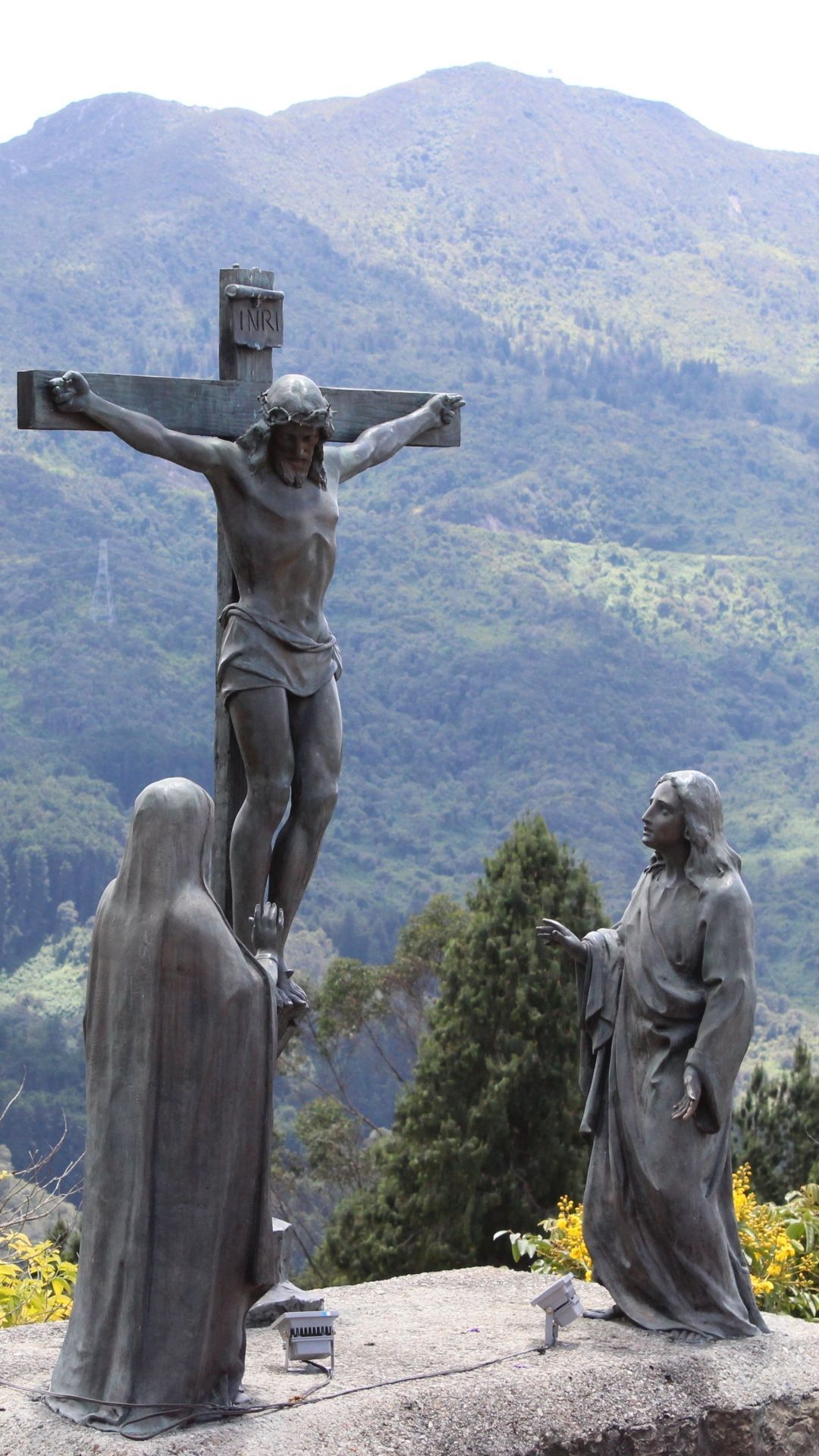 1080x1920 wallpaper: Jesus, Statue, Sculpture