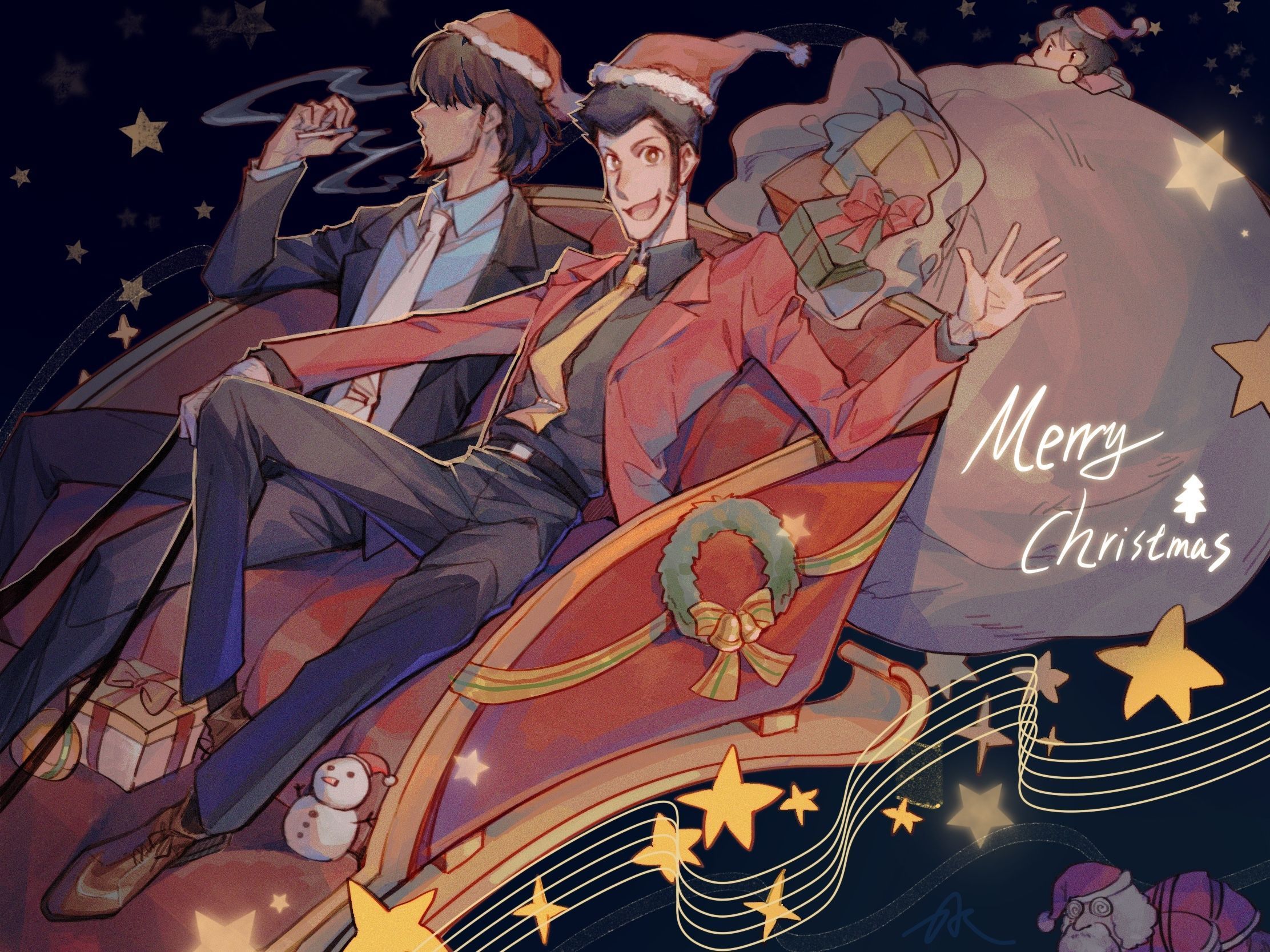 2224x1668 Anime Lupin The Third HD Wallpaper