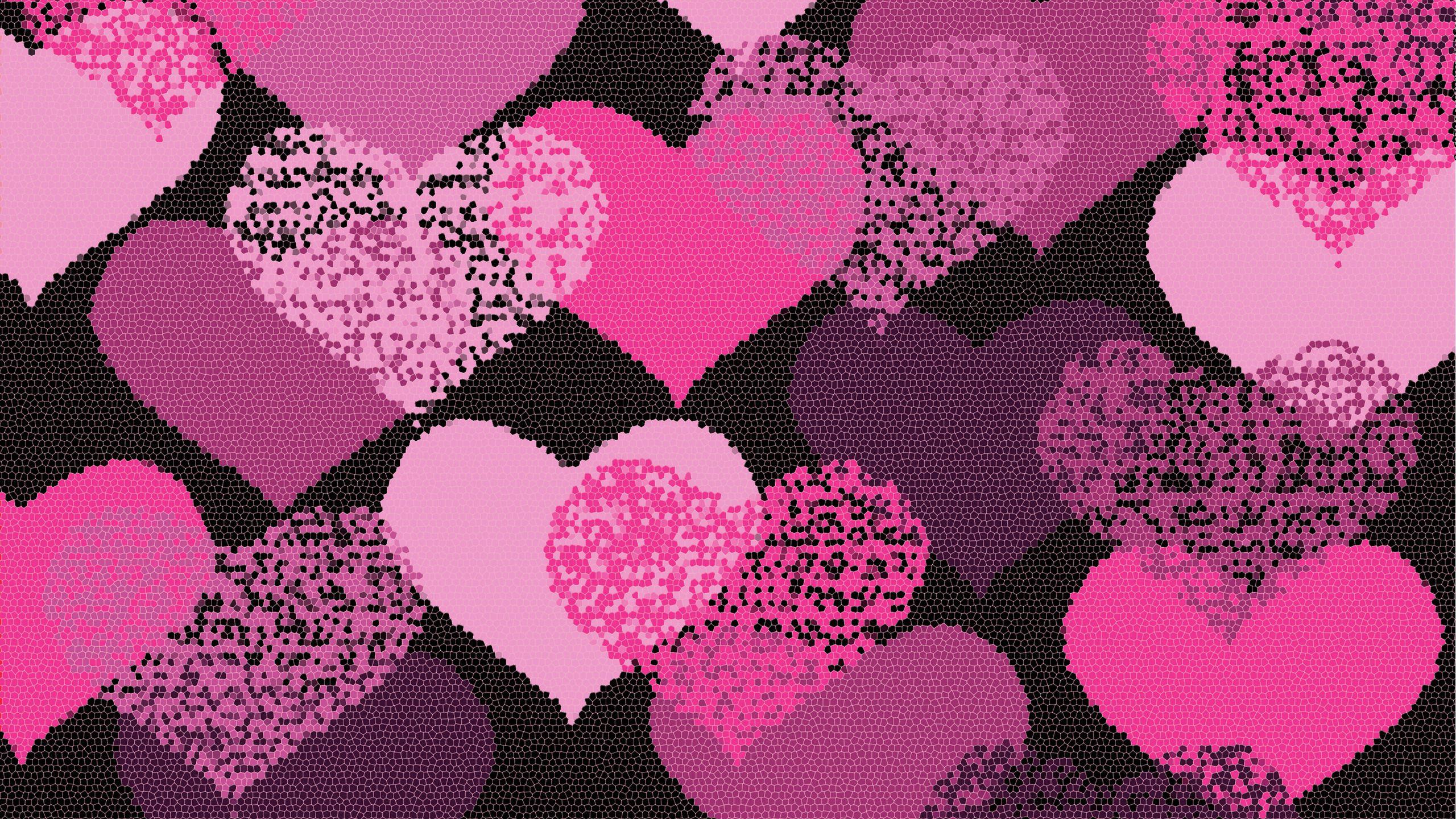 2560x1440 Love Pink wallpaper