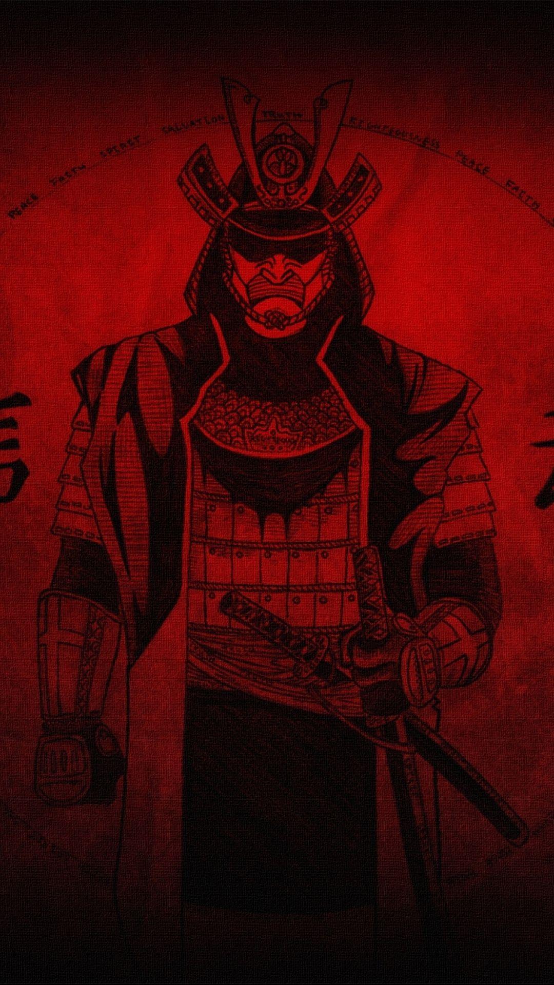 Hình nền 1080x1920 Fantasy Samurai (1080x1920)
