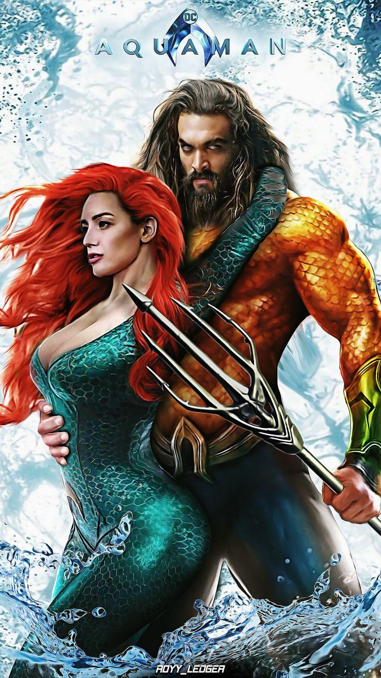 750x1334 Aquaman And Mera Art iPhone iPhone 6S, iPhone 7