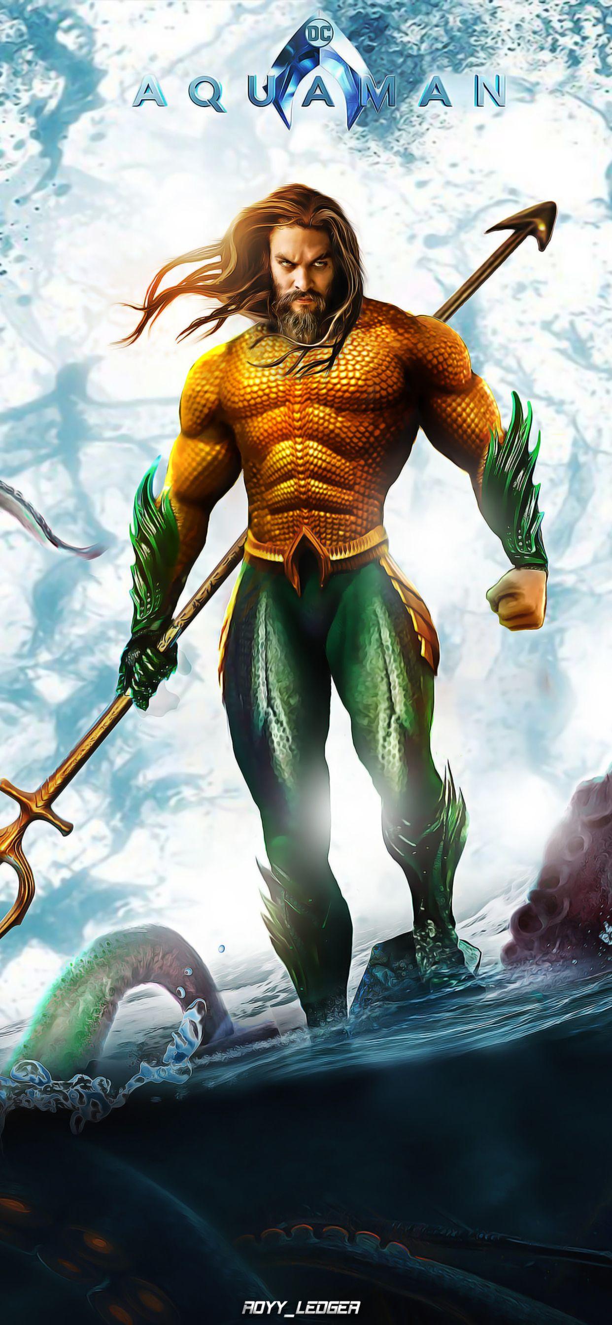 1242x2688 Aquaman Wallpaper HD: Aquaman iPhone Xs Wallpaper