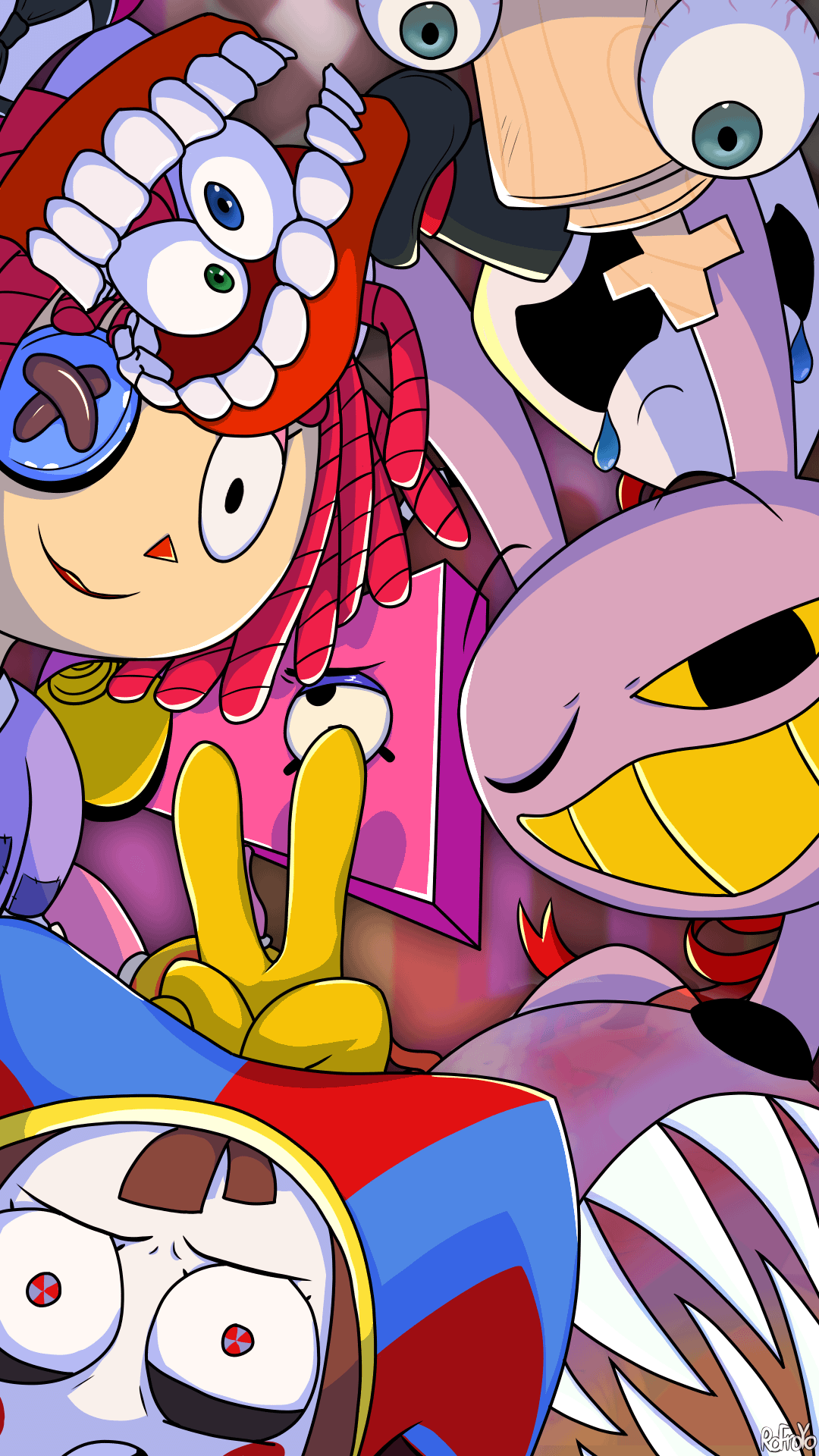1080x1920 The Whole Gang Wallpaper [OC] : r