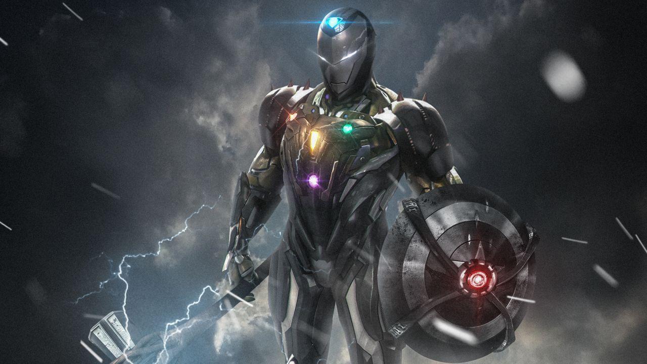 1280x720 Wallpaper Iron Man, Avengers HD, Creative Graphics