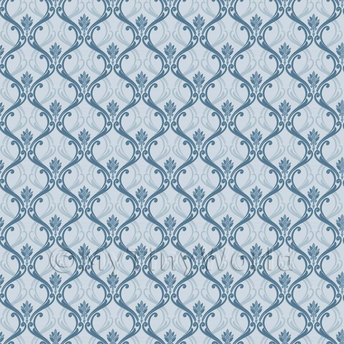 1200x1200 Dolls House Miniature Wallpaper House Miniature Ink Blue