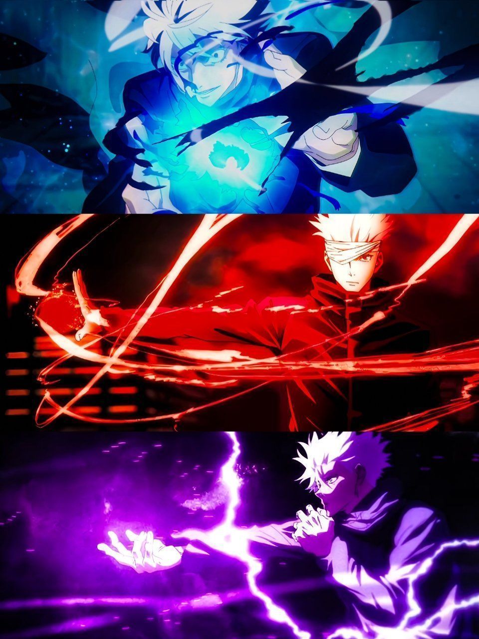 960x1280 Jujutsu Kaisen on X: BLUE RED PURPLE